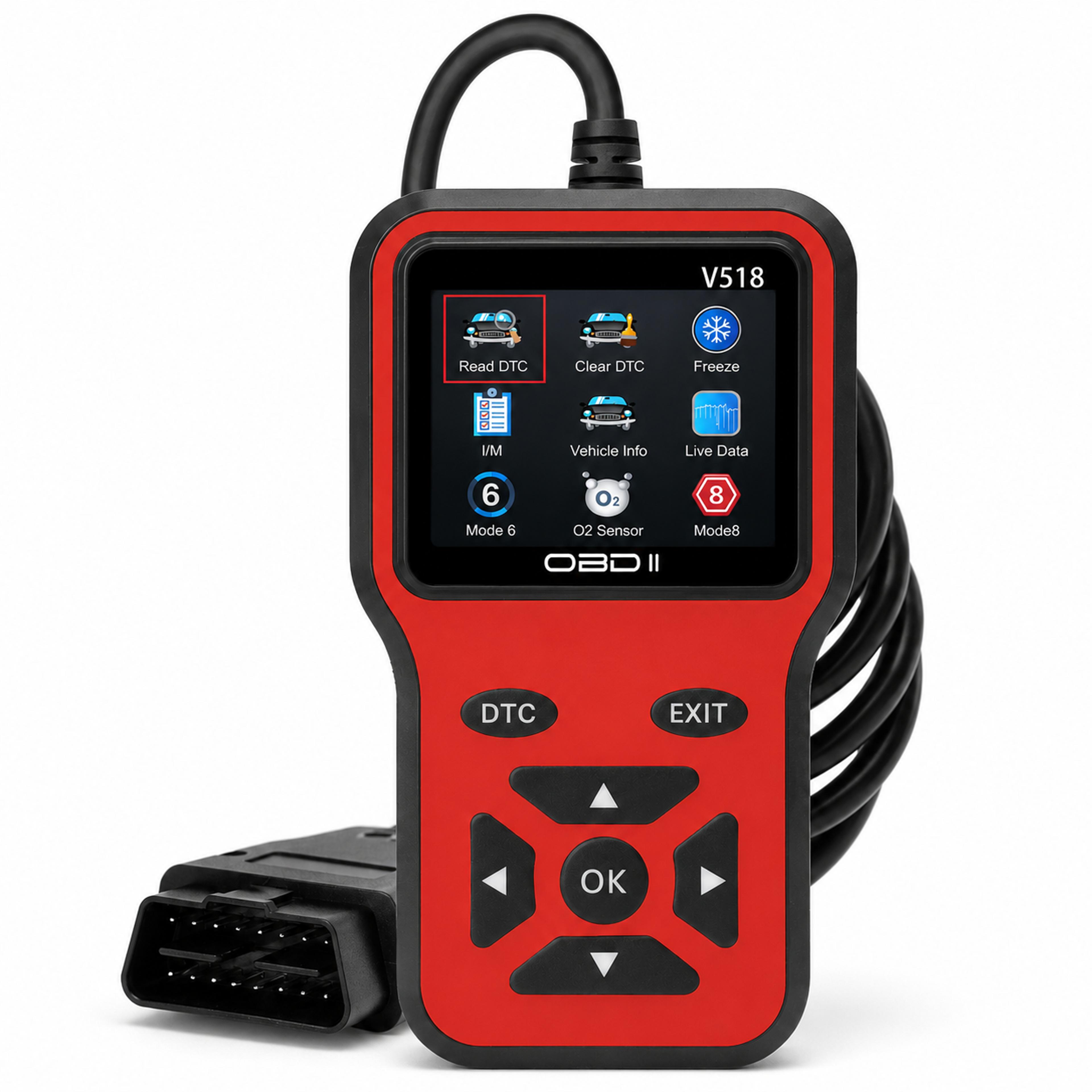 scanner car diagnostic tool engine code reader with live data