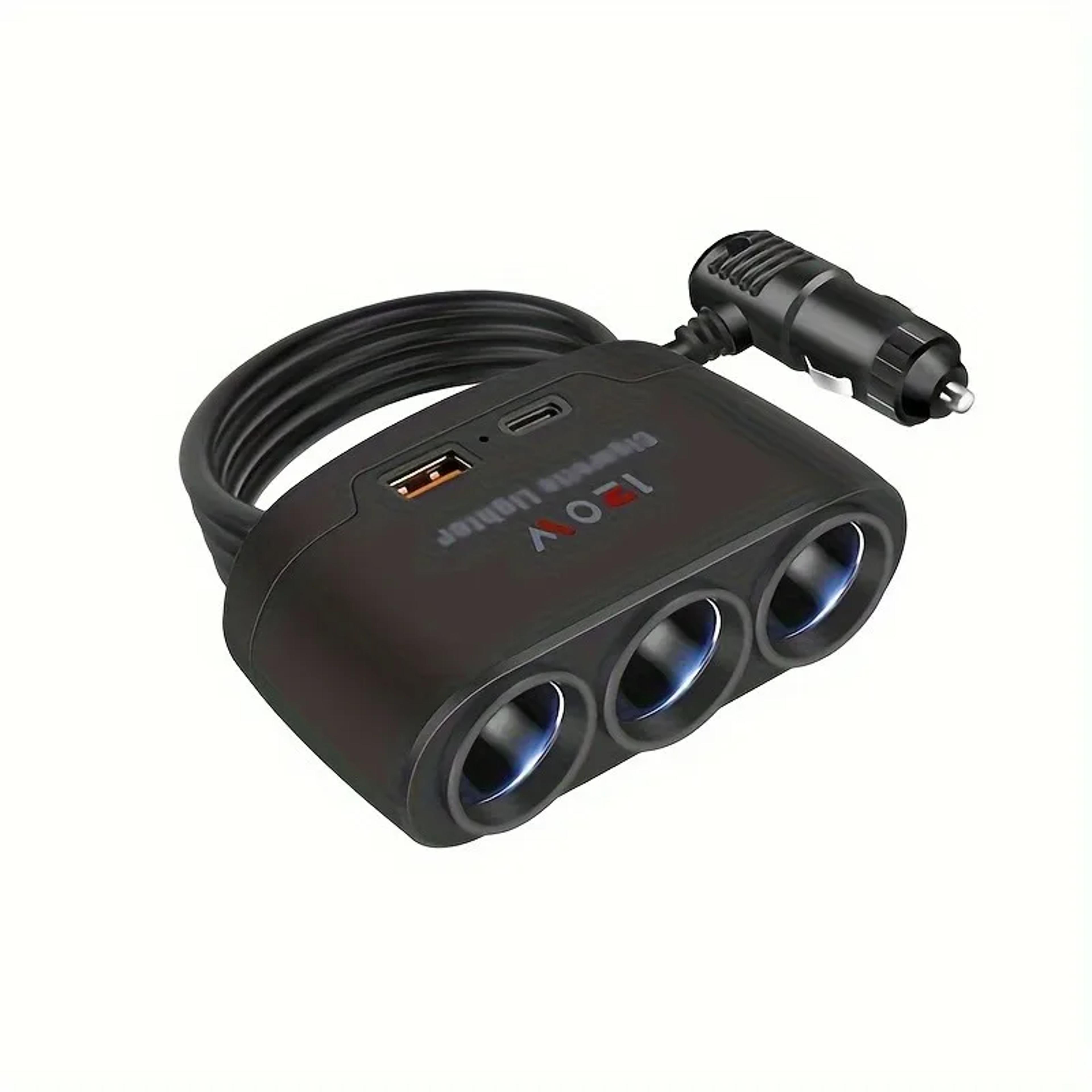usb car charger fast charge cigarette lighter power adapter