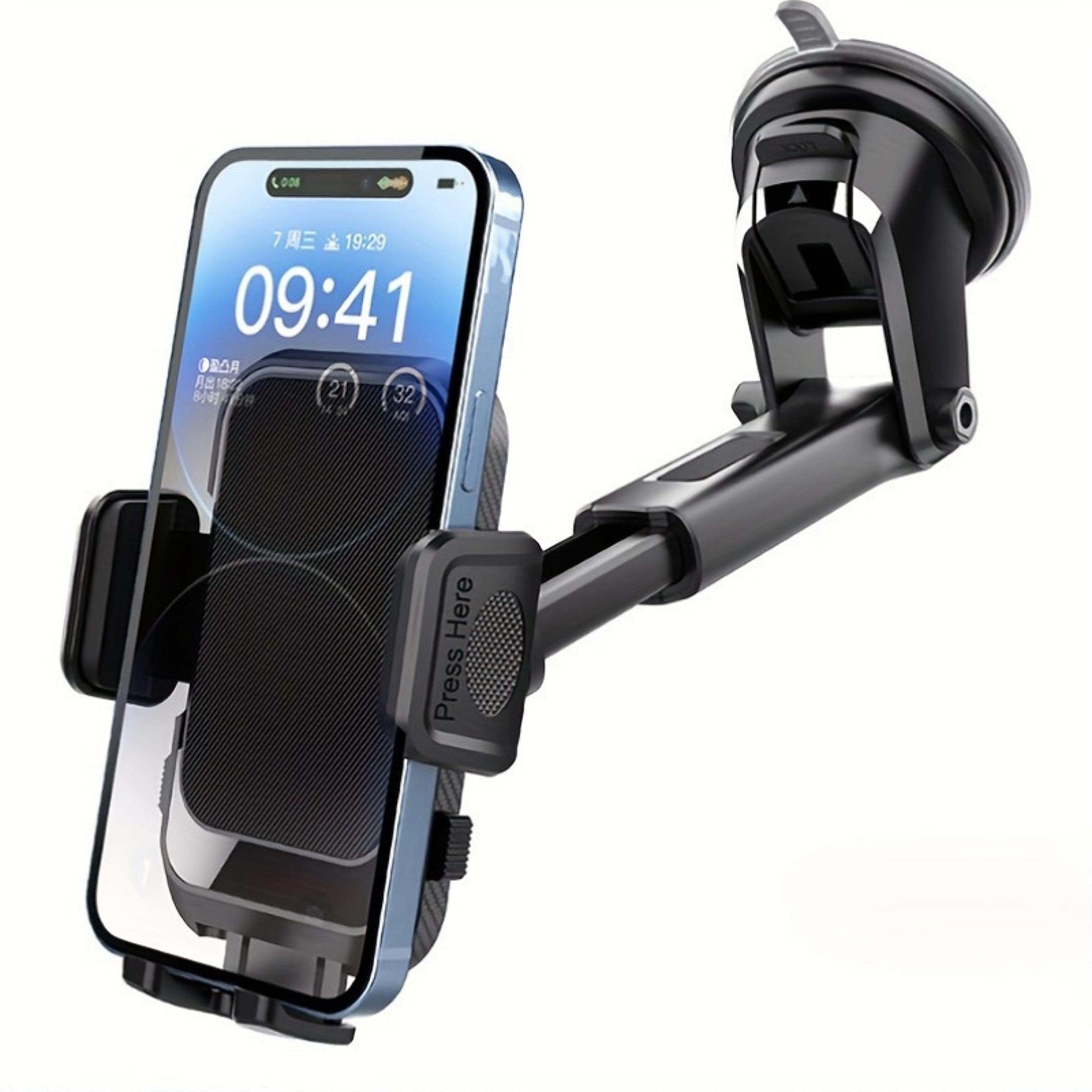 universal suction cup car phone holder degree dashboard windshield mount