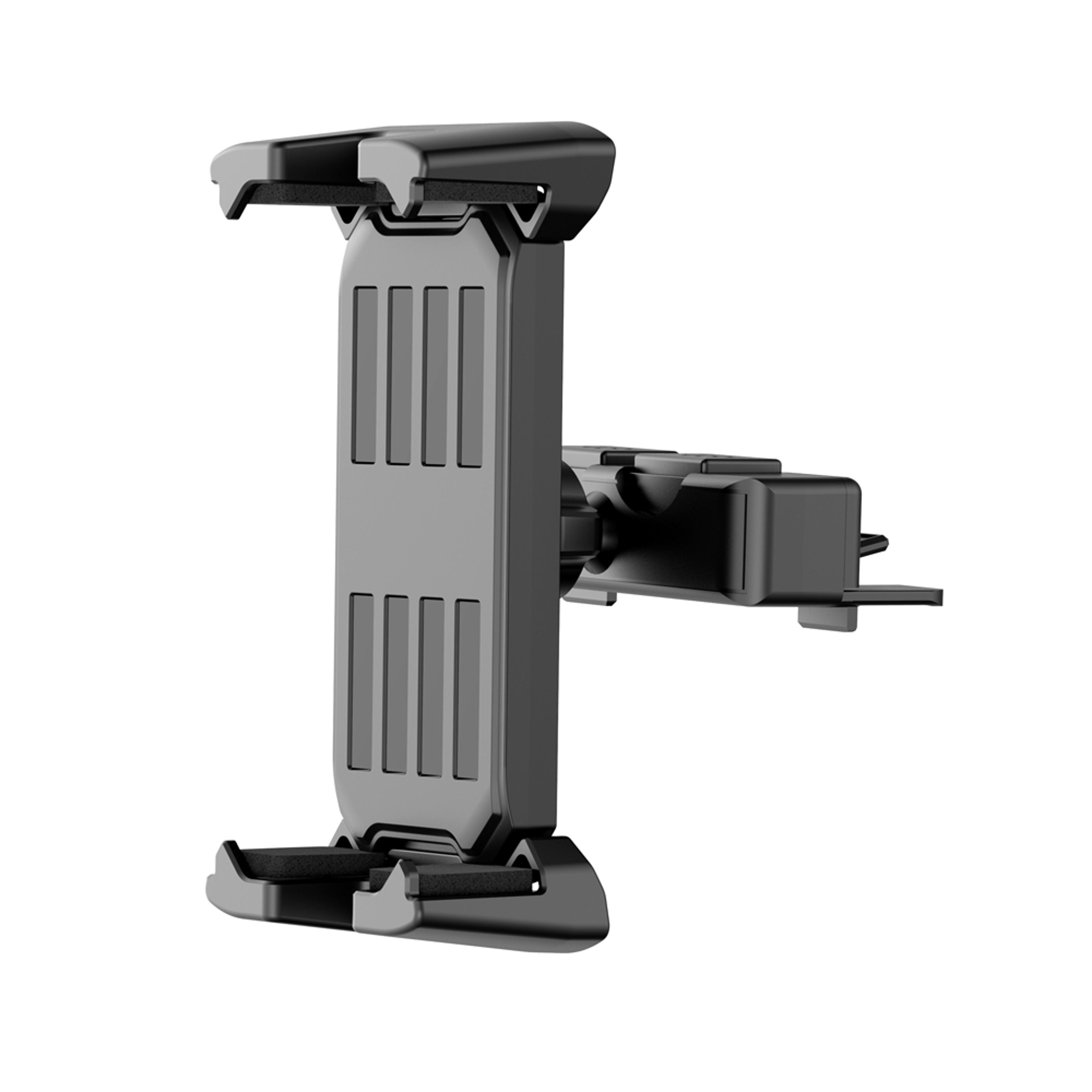 universal cd slot car tablet holder to phone and ipad mount