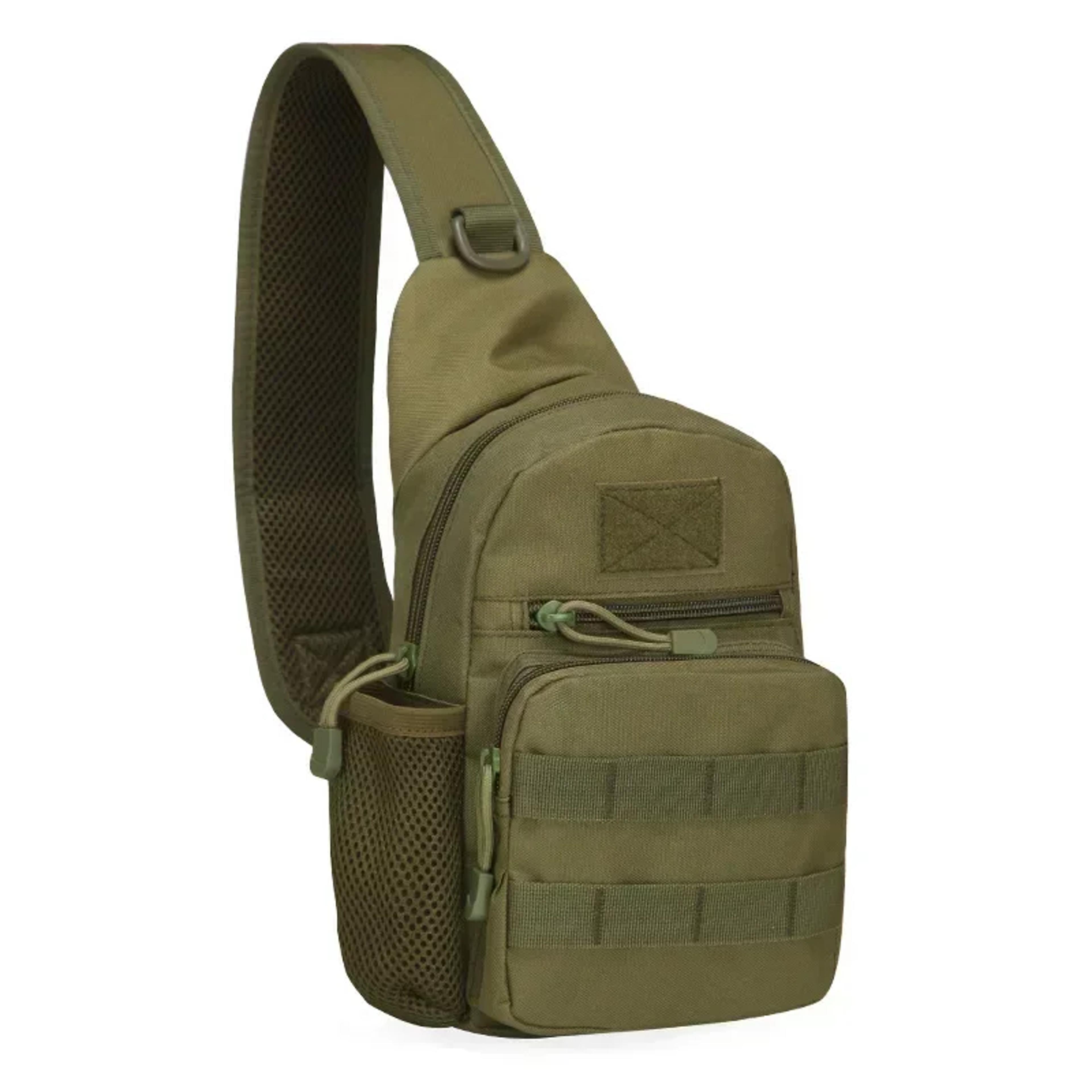 tactical sling bag nylon hiking chest shoulder pack for men
