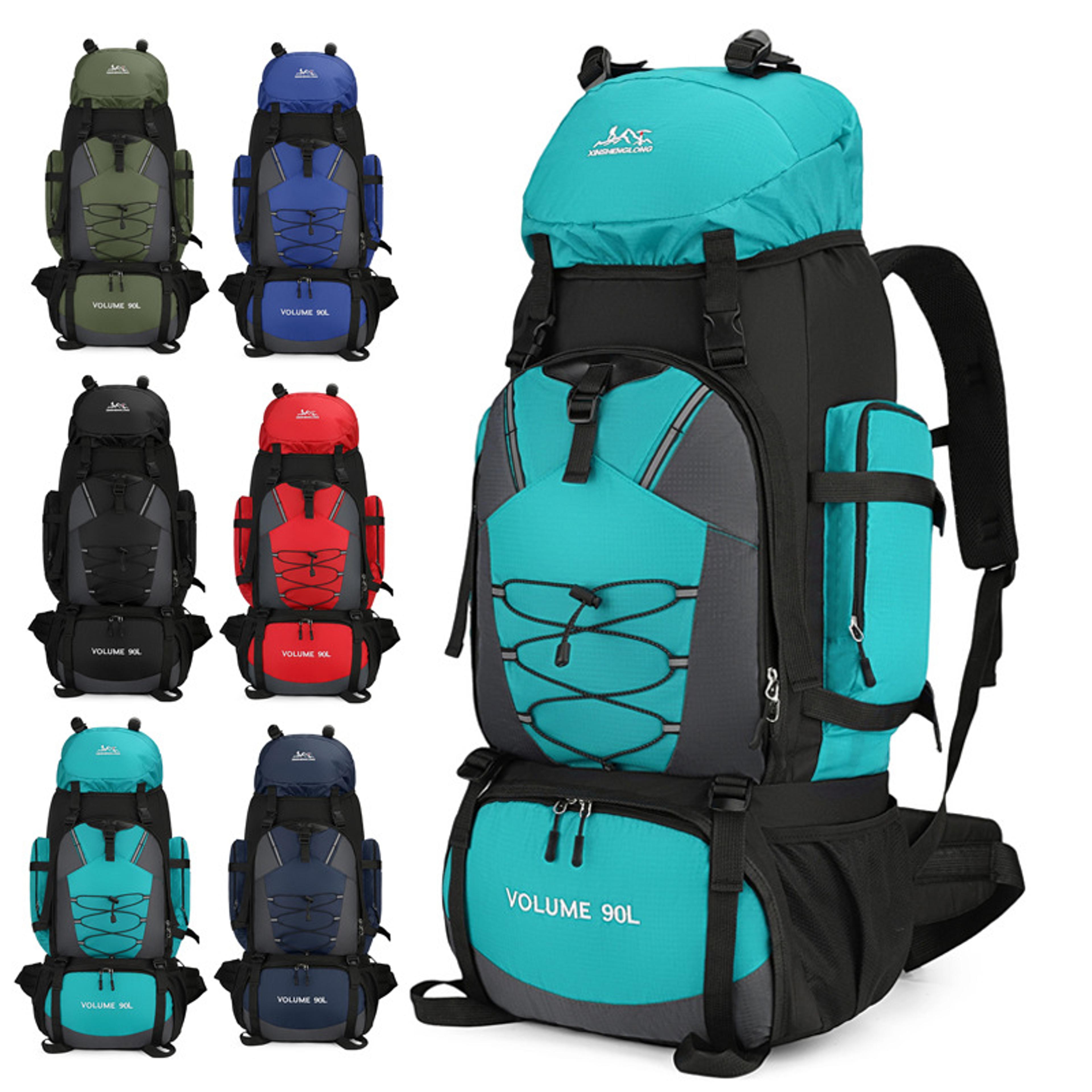 waterproof hiking backpack large trekking rucksack for camping travel and climbing
