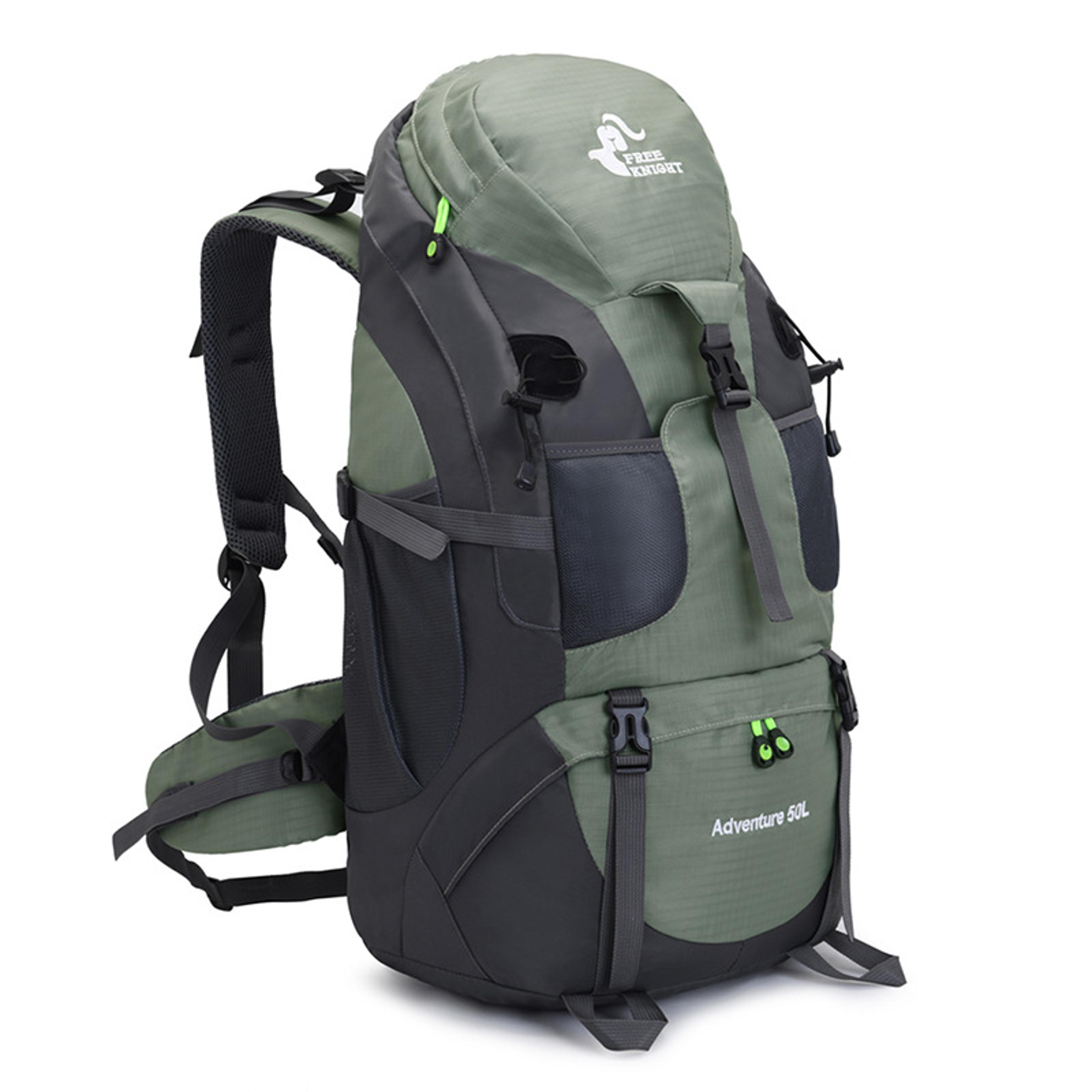 waterproof hiking backpack large capacity trekking camping rucksack