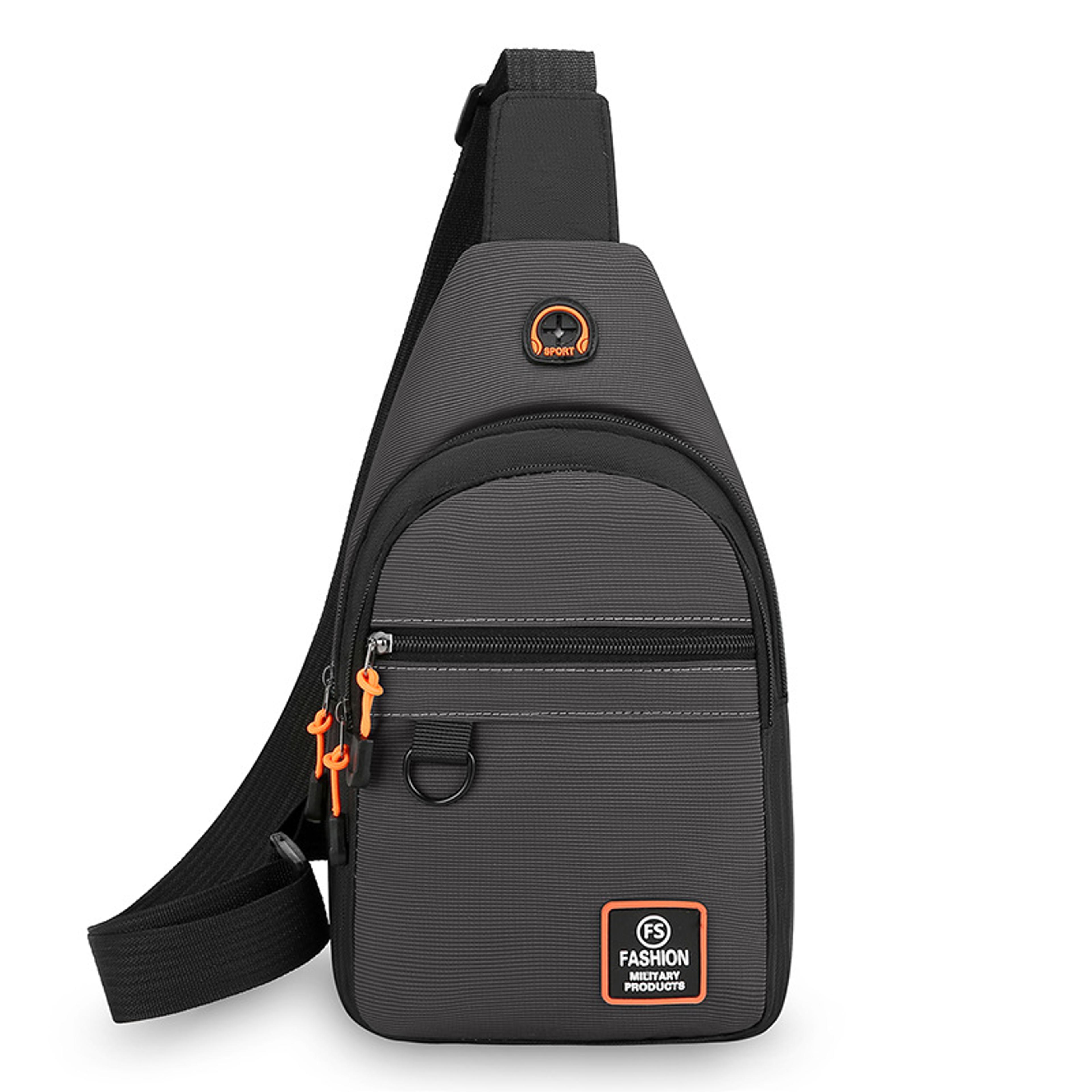 lightweight oxford men chest bag crossbody shoulder sling bag for daily travel