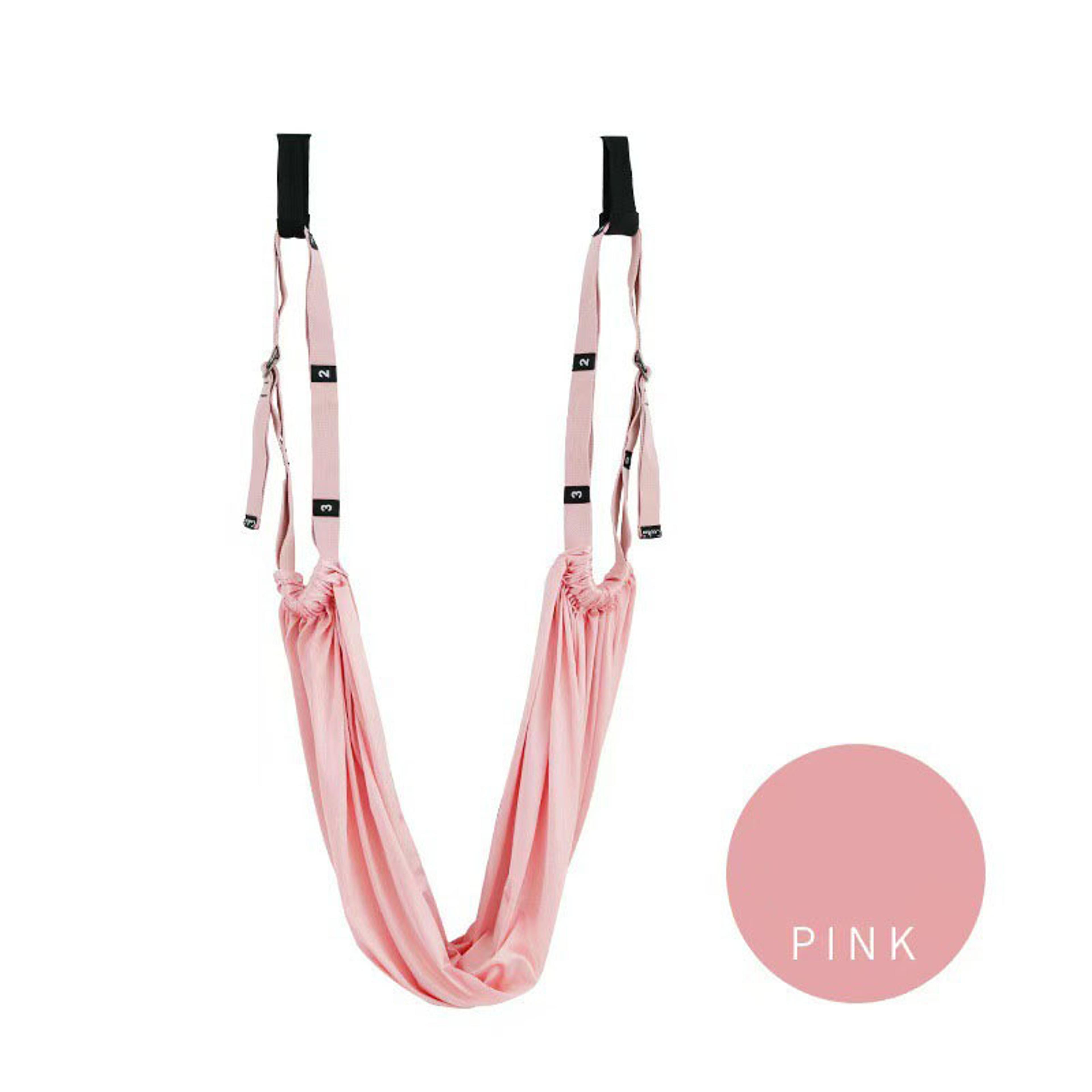 adjustable aerial yoga strap door hanging stretch trainer for flexibility and handstands