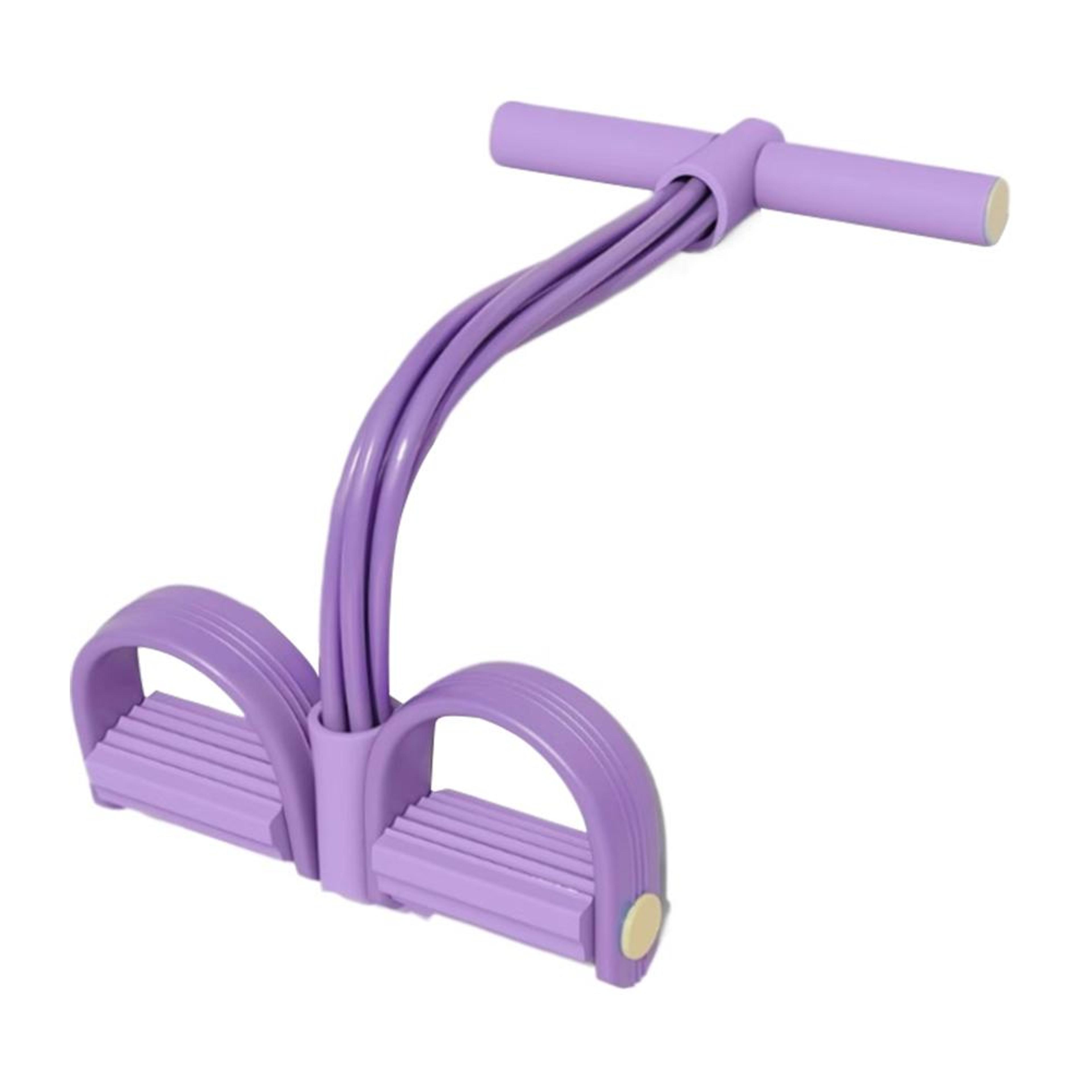 pedal resistance band full body home workout trainer
