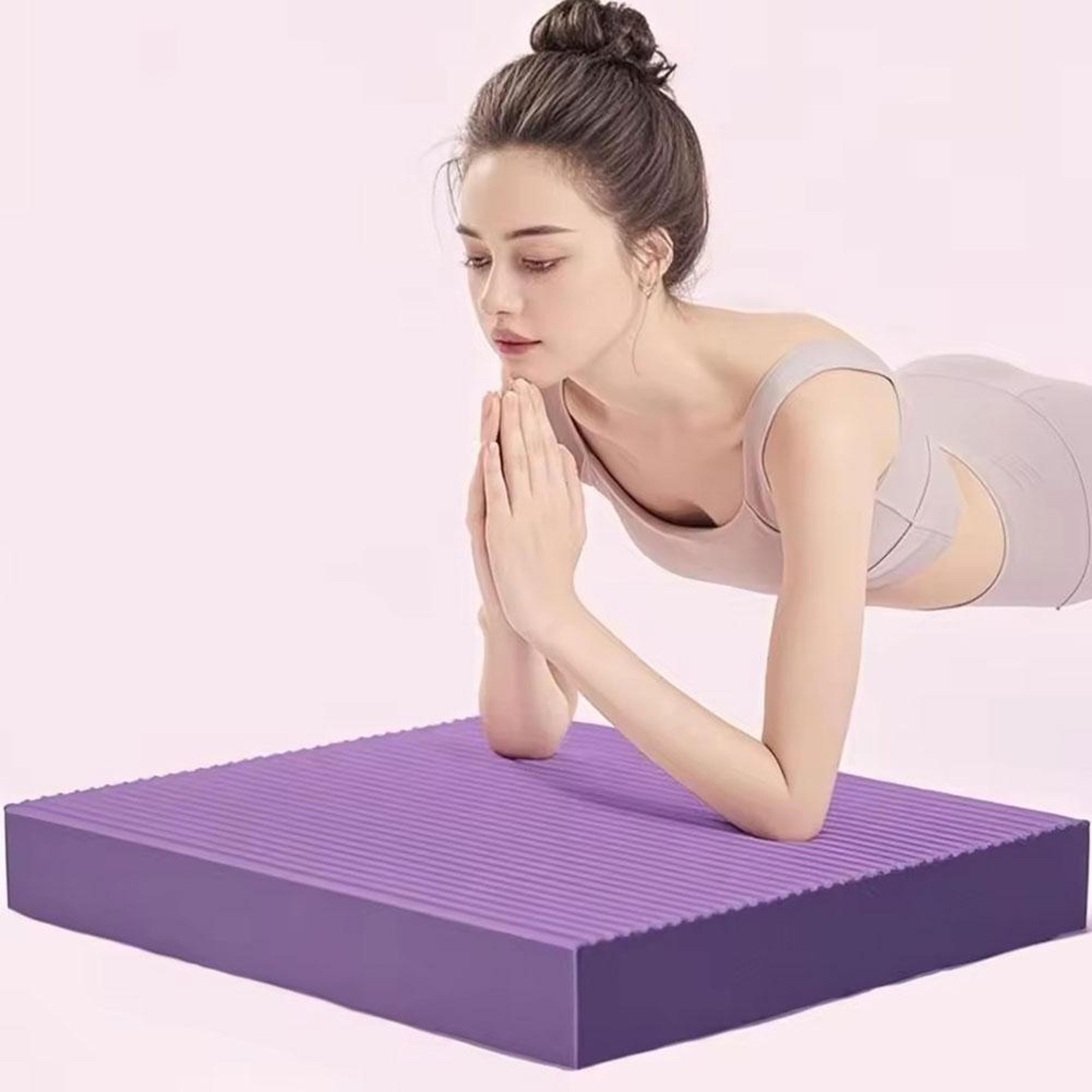 high rebound balance training pad non slip foam core stability yoga mat