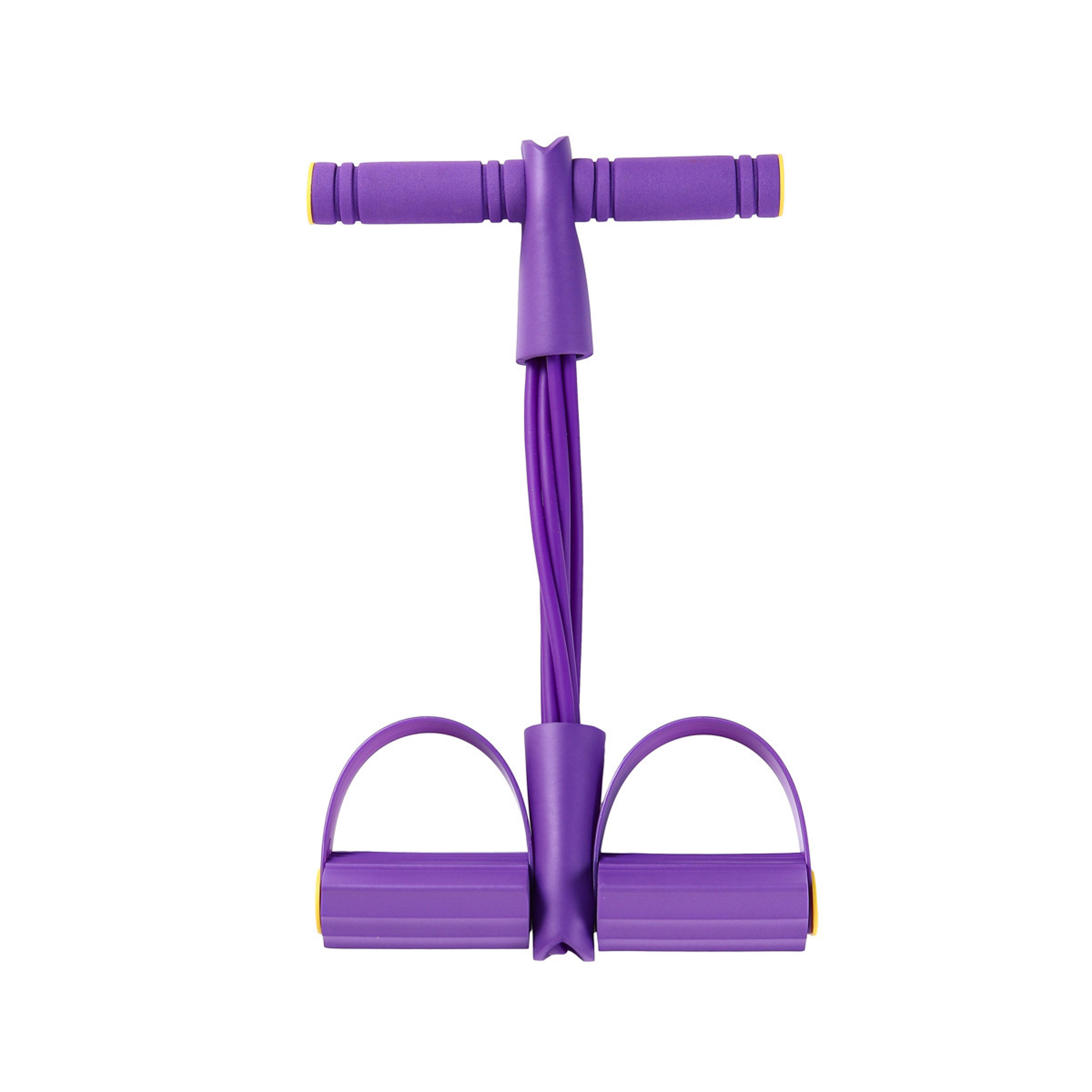 tube pedal resistance band full body workout core trainer