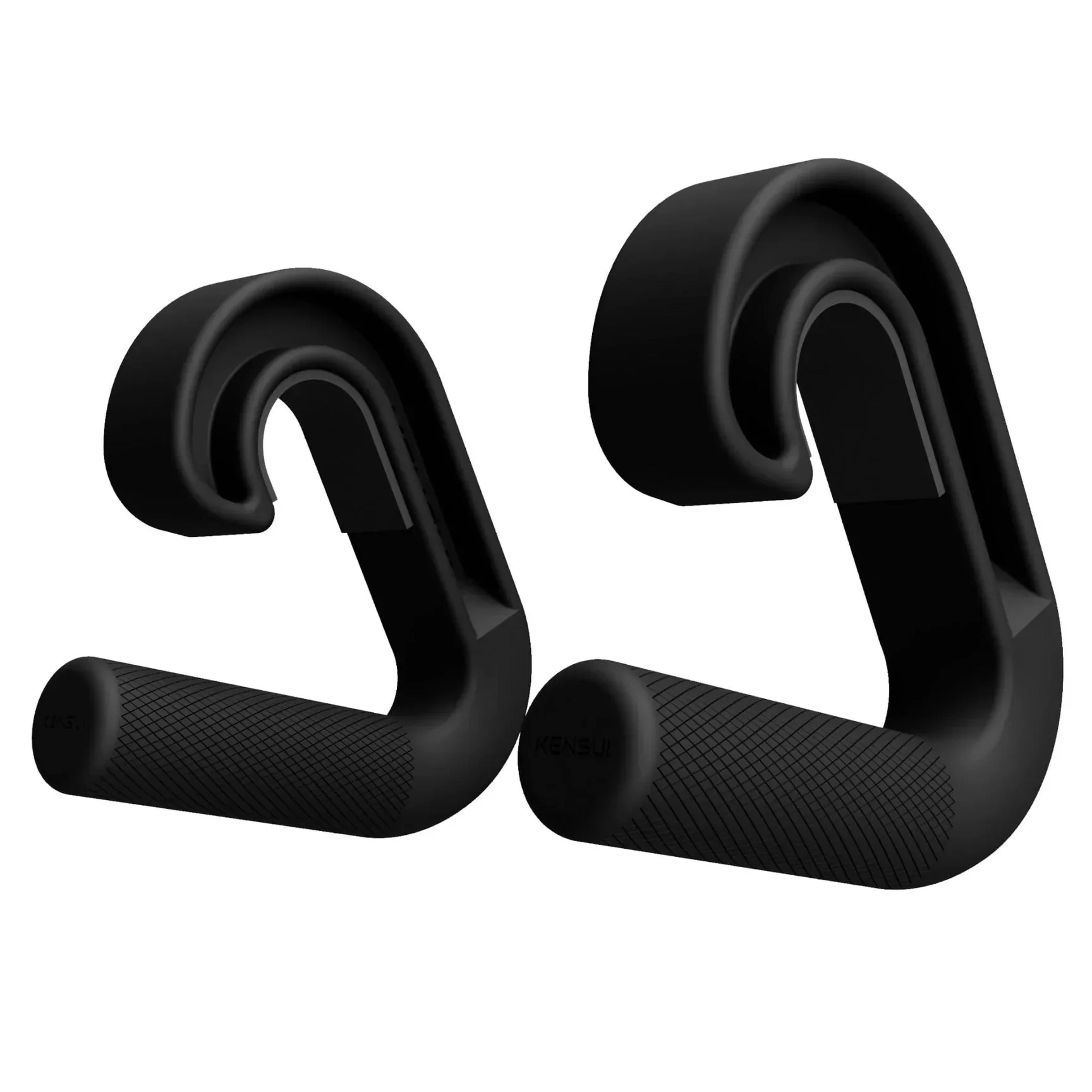 ergonomic pull up grips weight lifting hooks for strength training