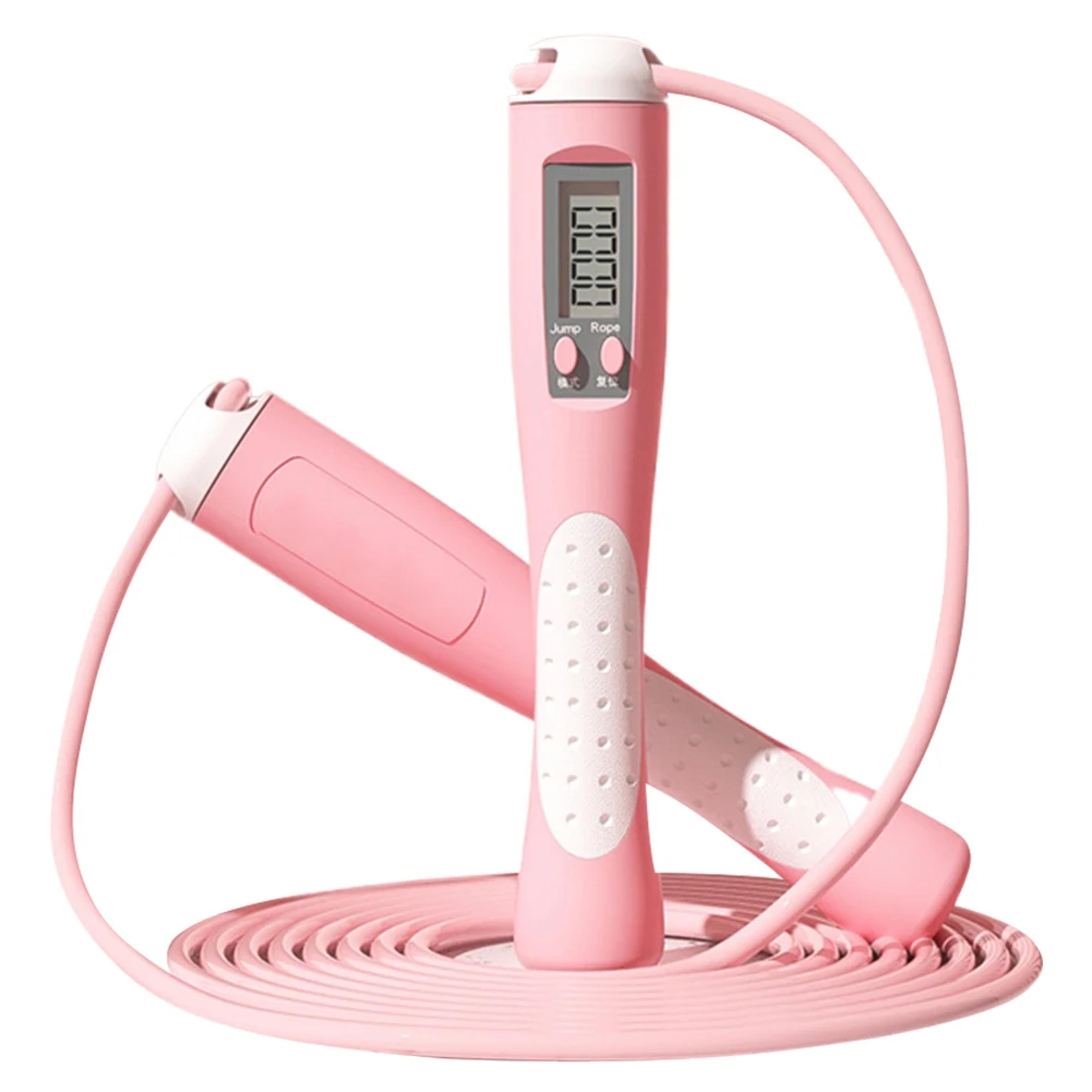 adjustable jump rope with counter for kids and adults fitness training