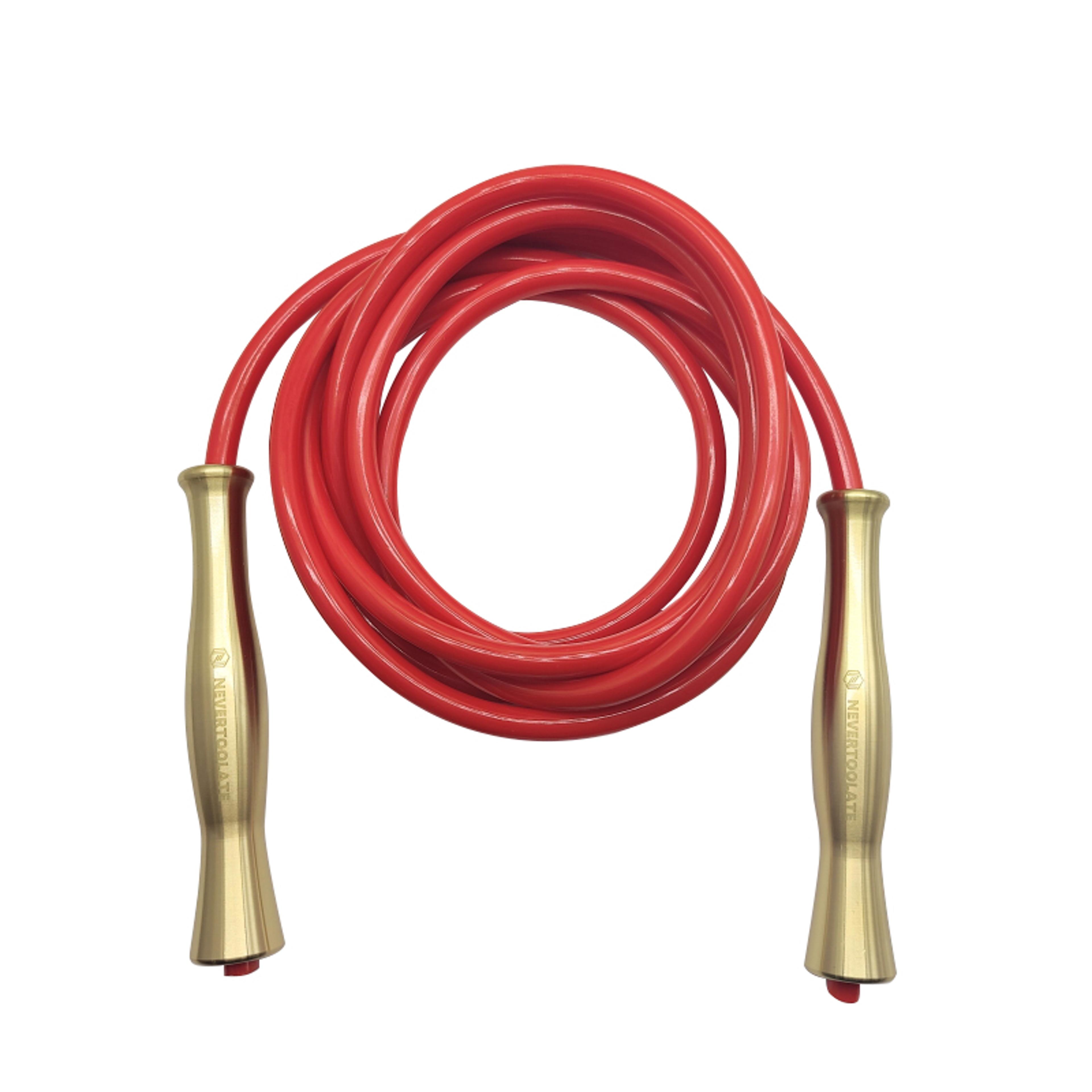 weighted jump rope 9mm heavy pvc crossfit hiit training rope