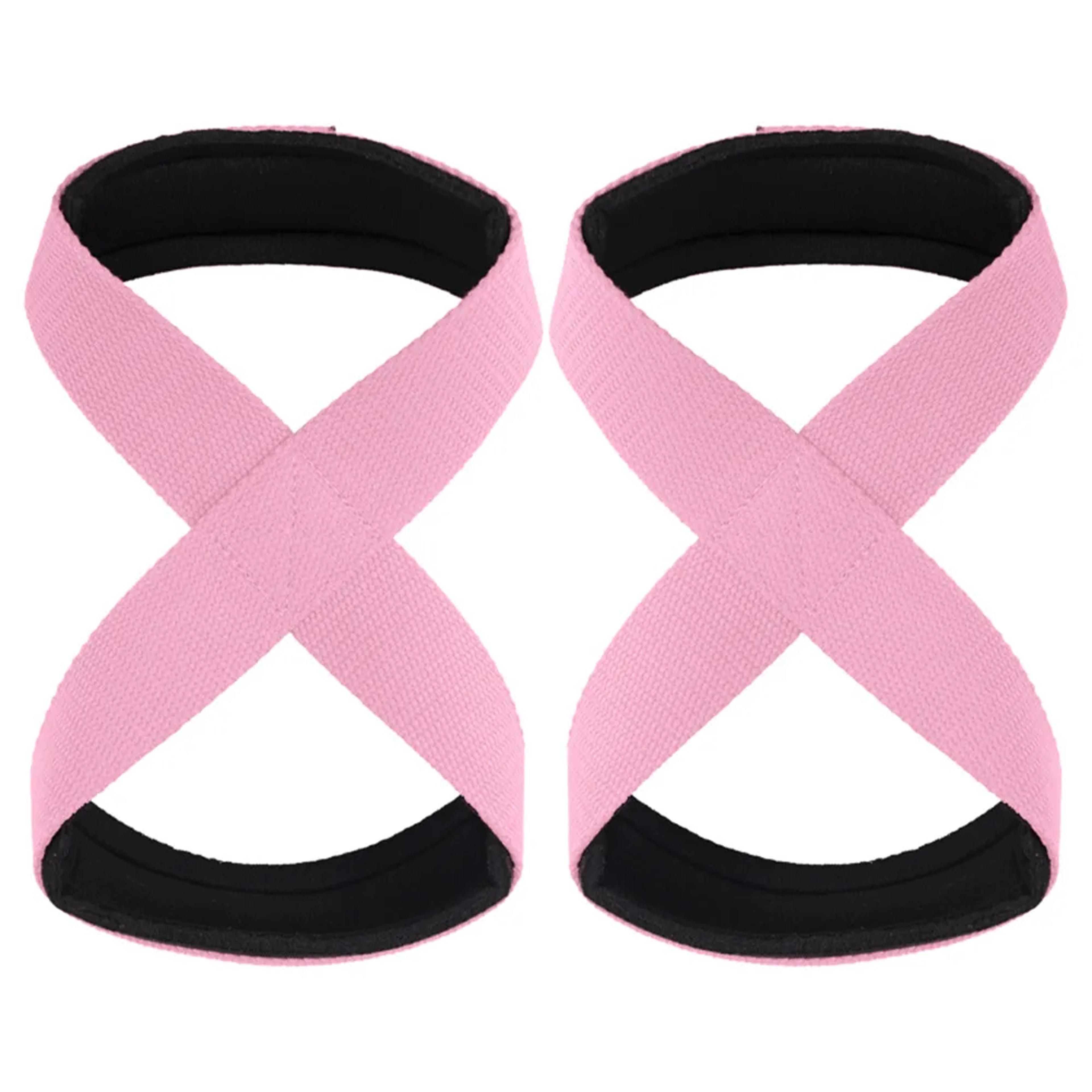 padded figure lifting straps for deadlift powerlifting and secure grip support