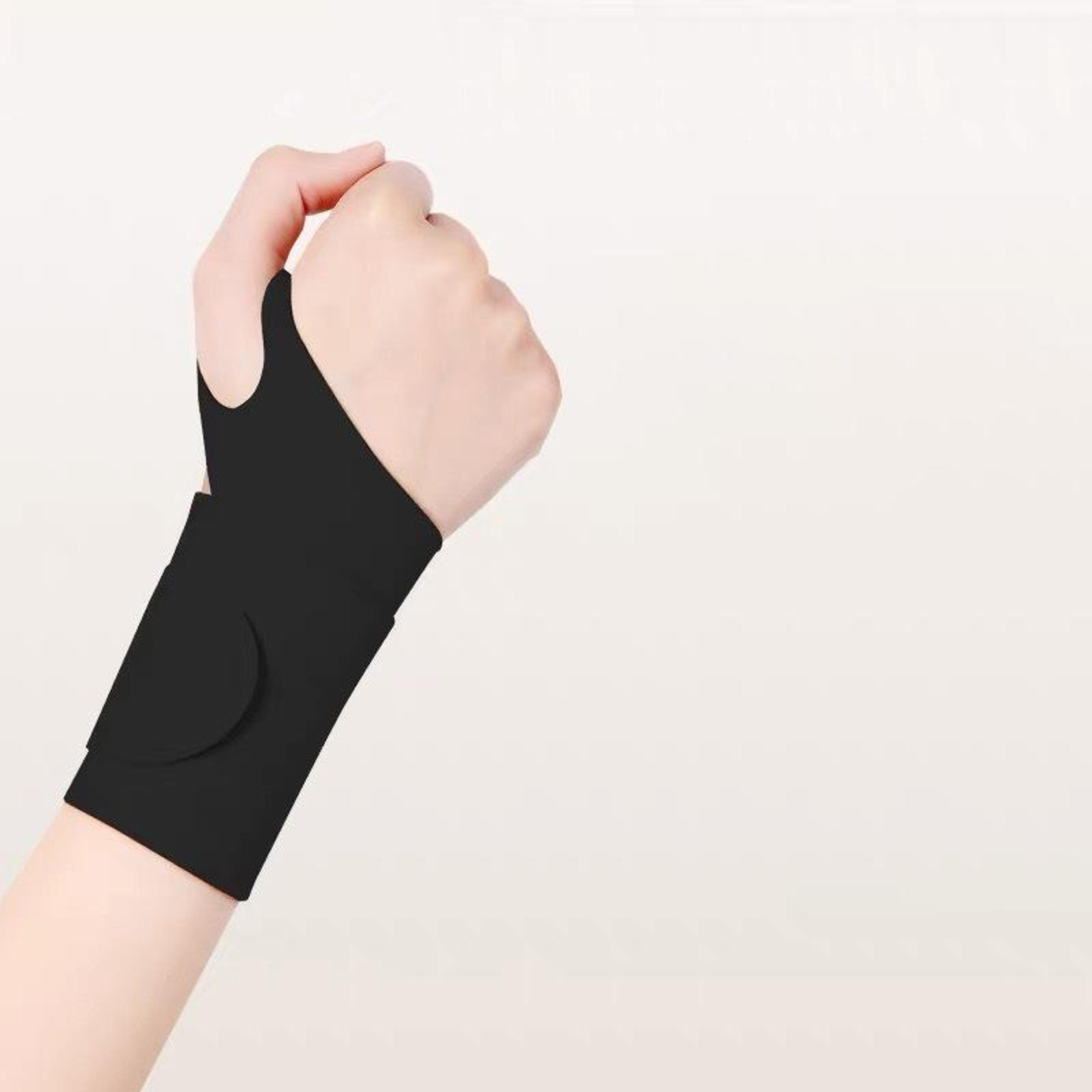 adjustable compression wrist support wrap for weightlifting tennis badminton and fitness