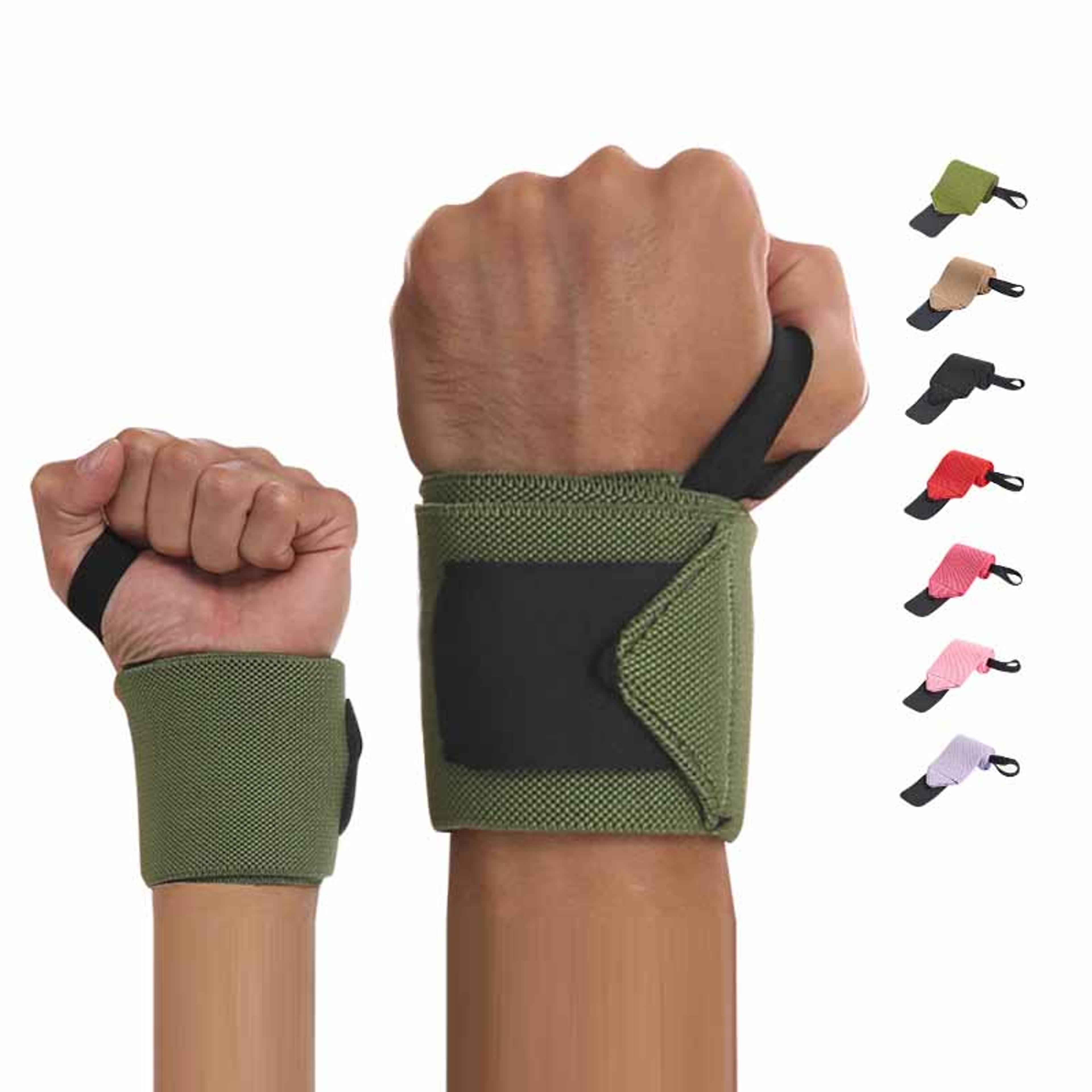 weight lifting wrist wrap with thumb loop gym wrist support for strength training