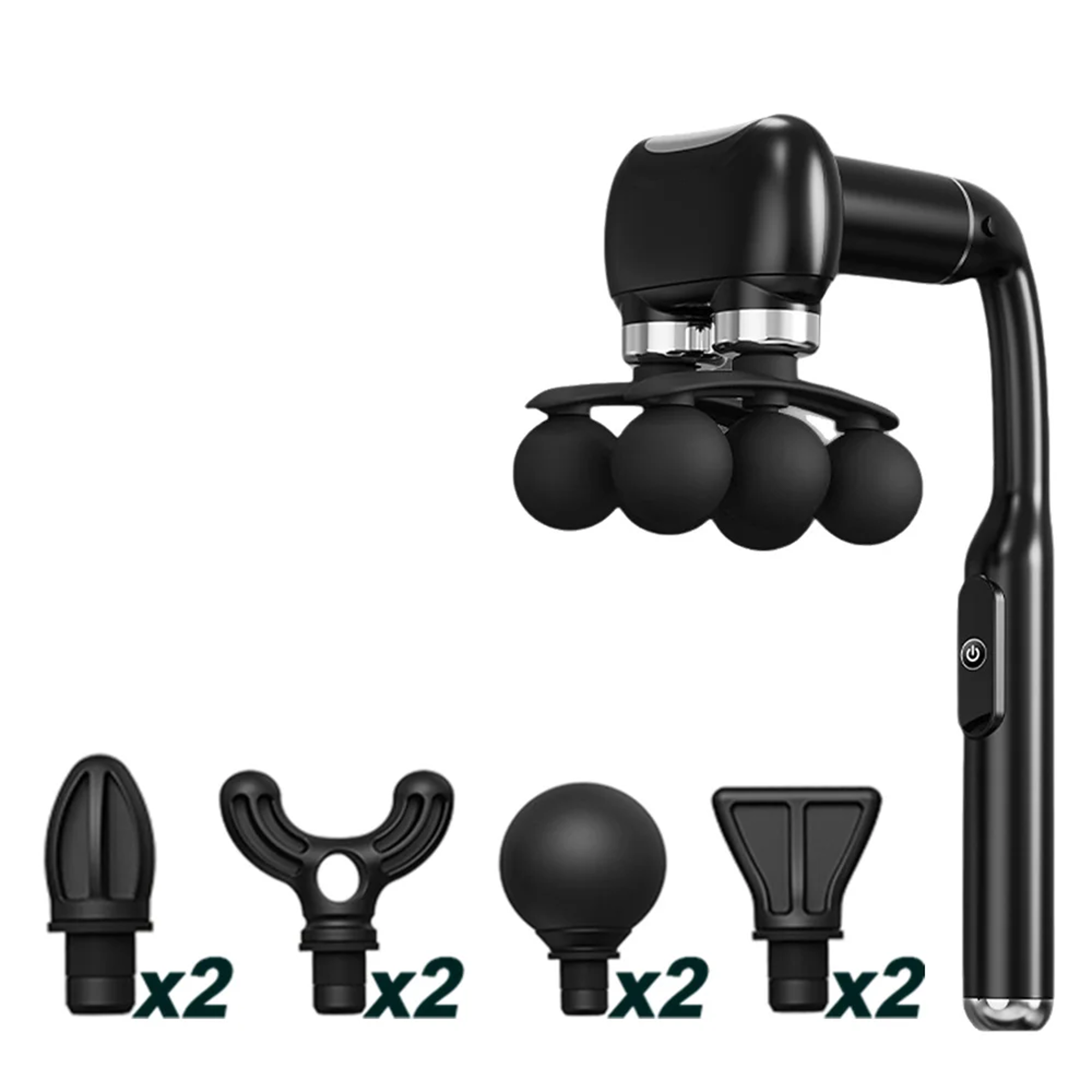 head massage gun deep tissue body massager for back neck shoulder and muscle relaxation