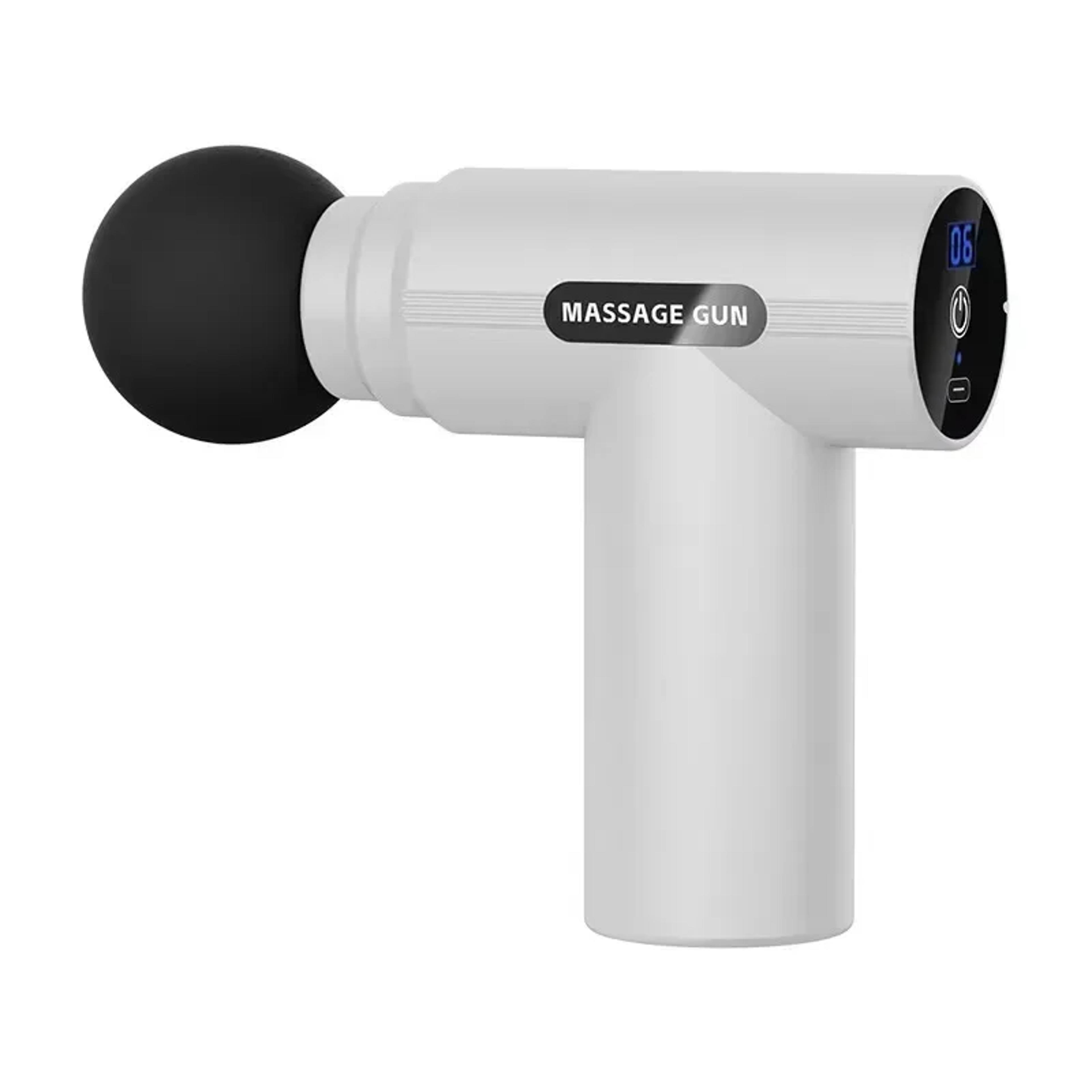 portable mini massage gun usb rechargeable muscle massager for fitness recovery