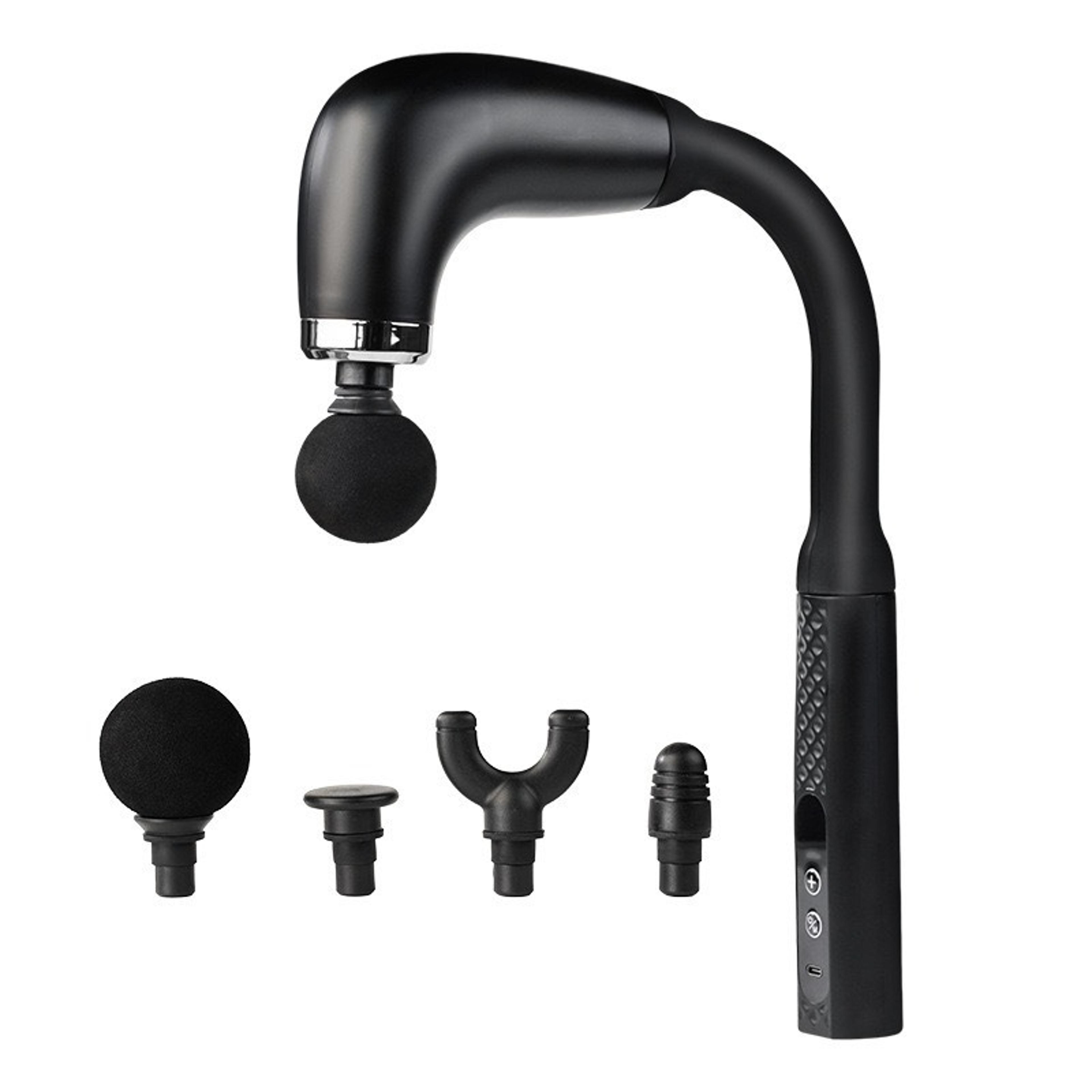 smart fascia massage gun handheld deep tissue body massager with adjustable levels