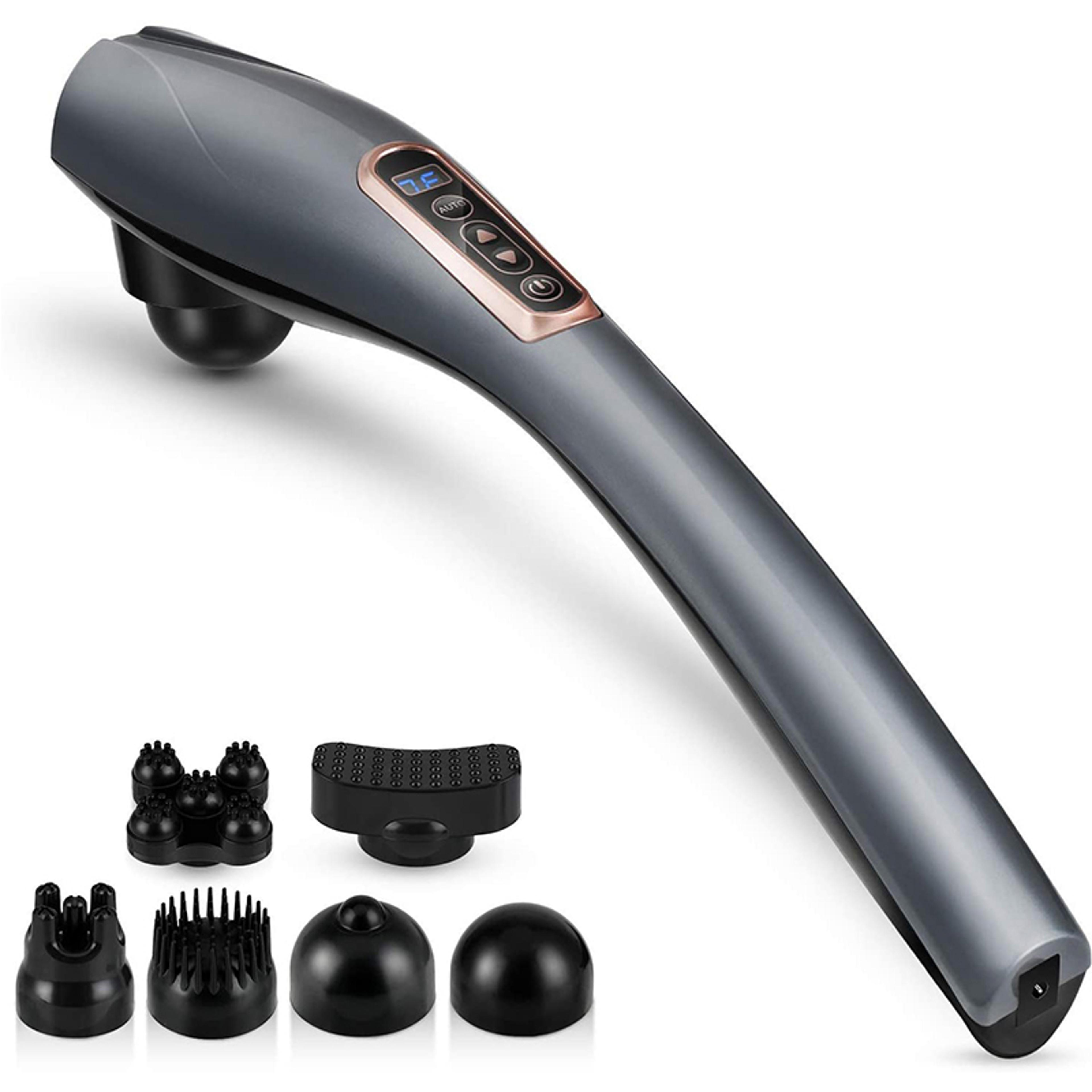 heated mini deep tissue massage gun portable percussion muscle massager