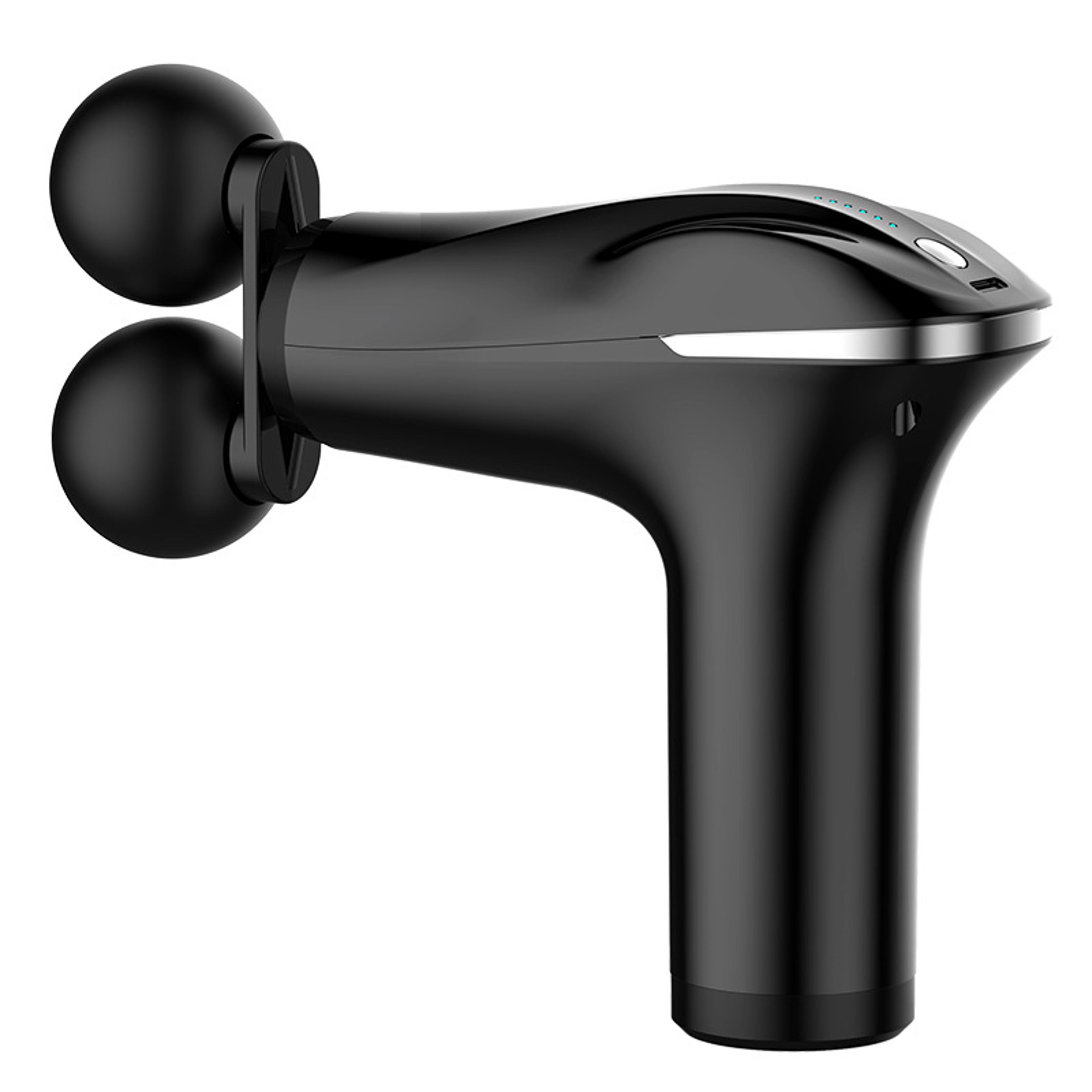 mini dual head massage gun portable muscle relief massager