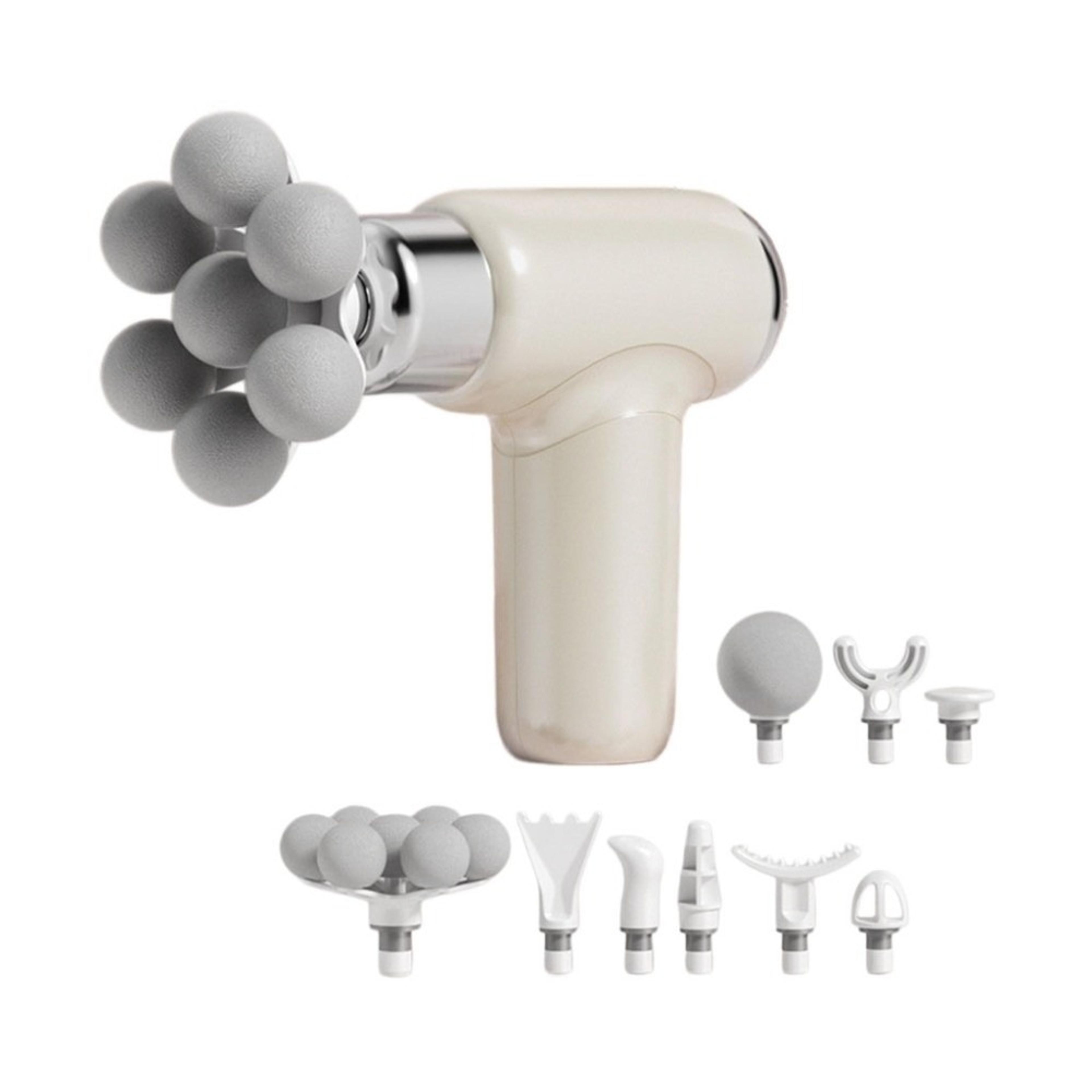 deep tissue massage gun with replaceable heads