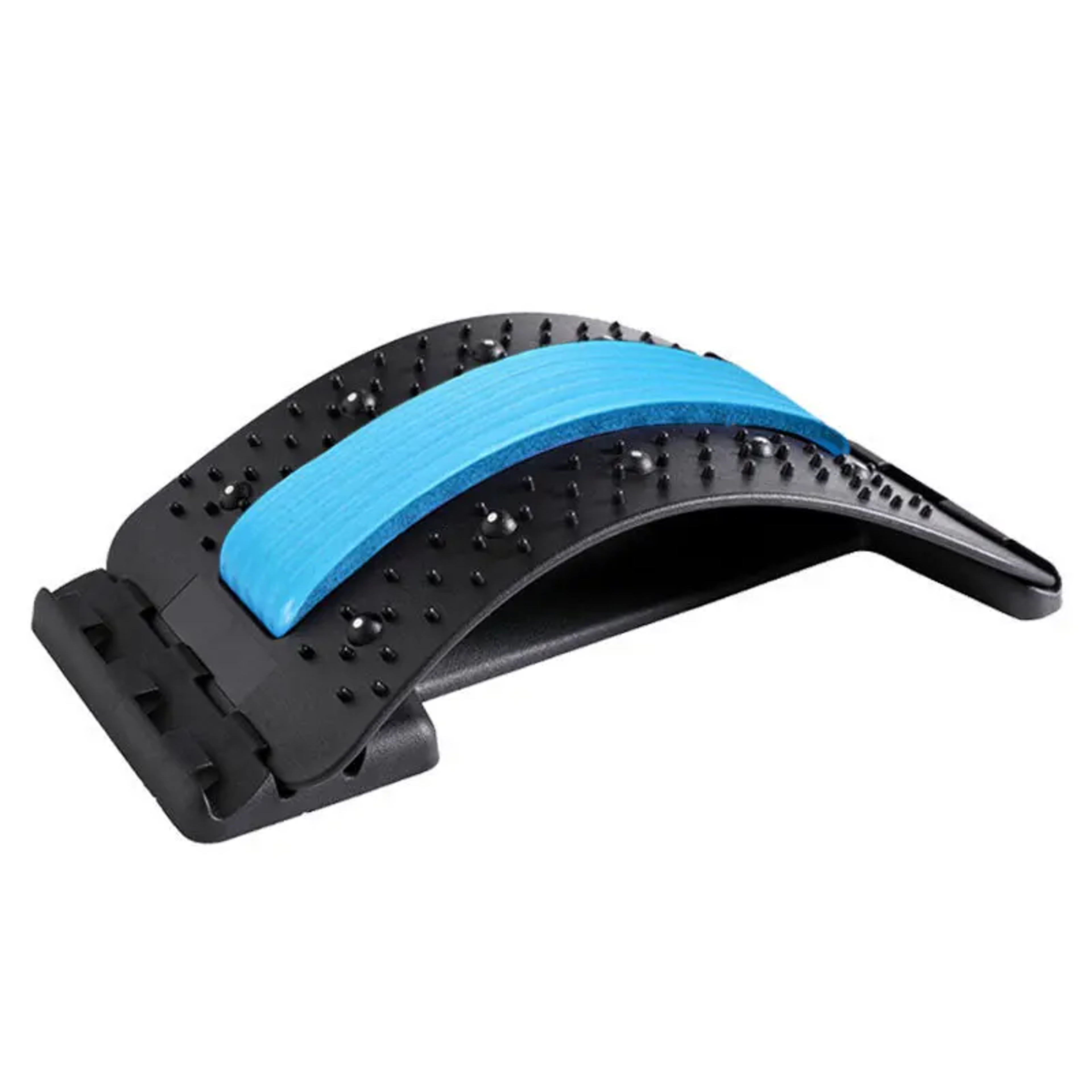 adjustable back stretcher lumbar support and neck massager for daily stretching