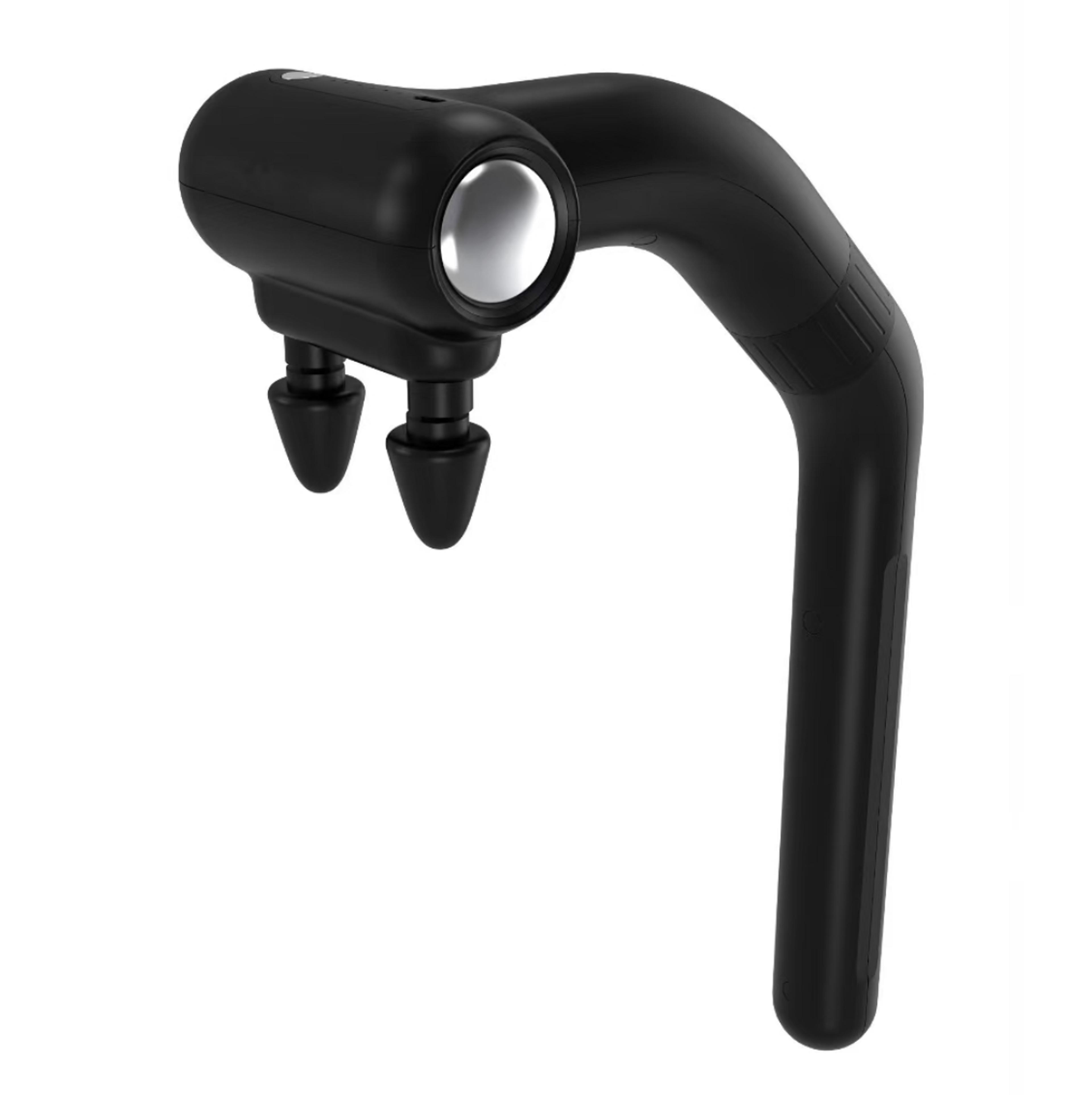 extended dual head massage gun deep tissue muscle massager for workout recovery