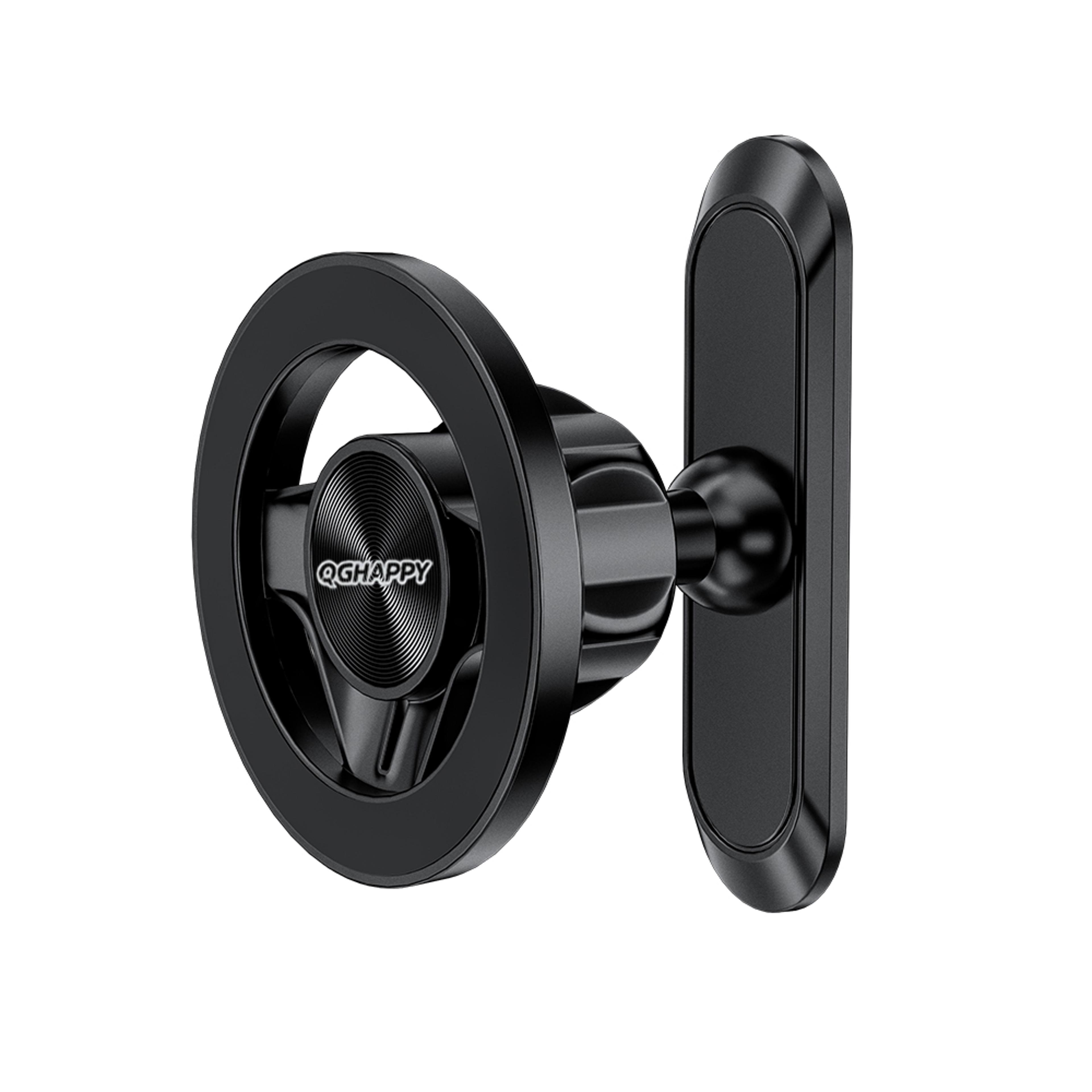 dual magnetic car phone holder adjustable magsafe metal mount