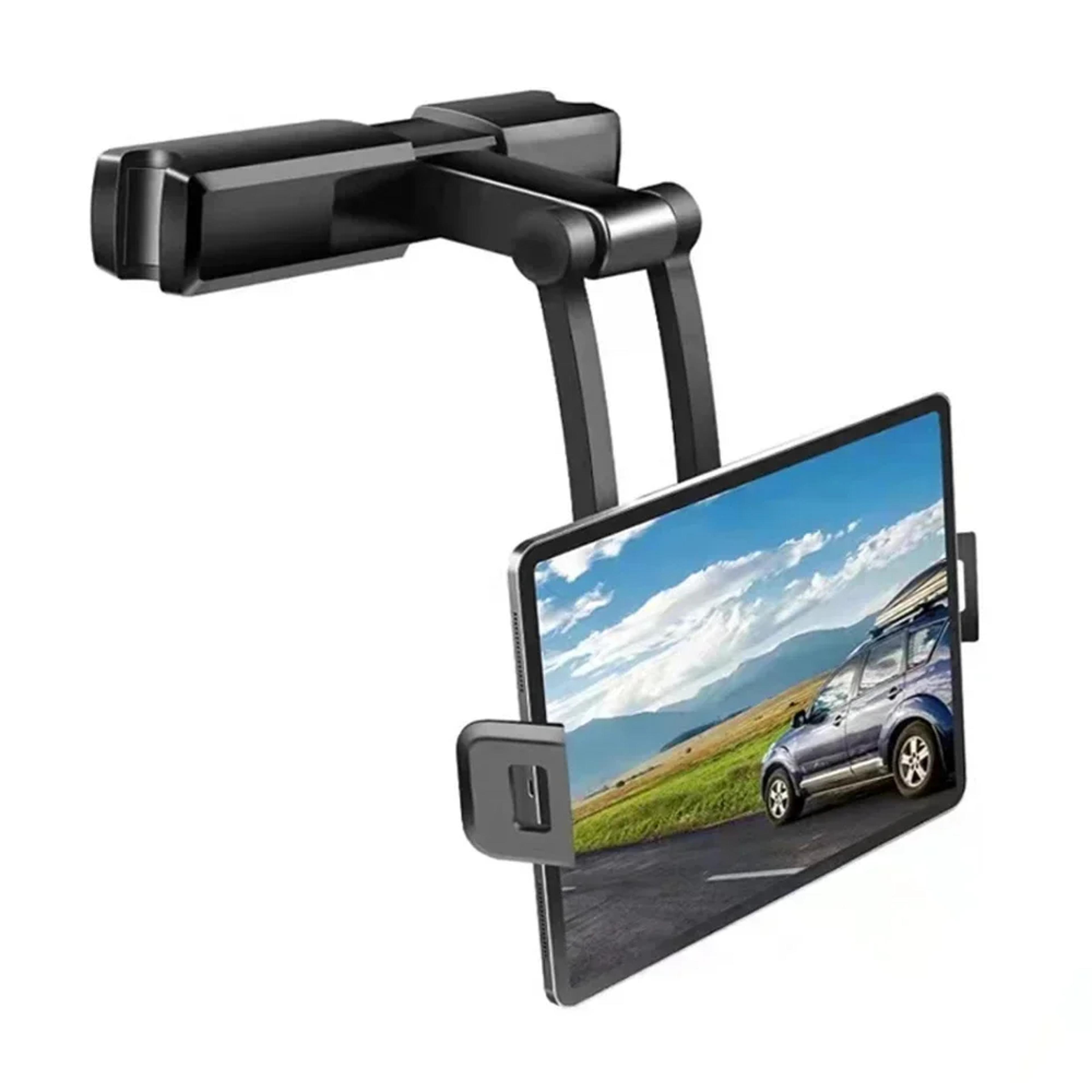 adjustable car headrest tablet holder back seat phone and ipad mount