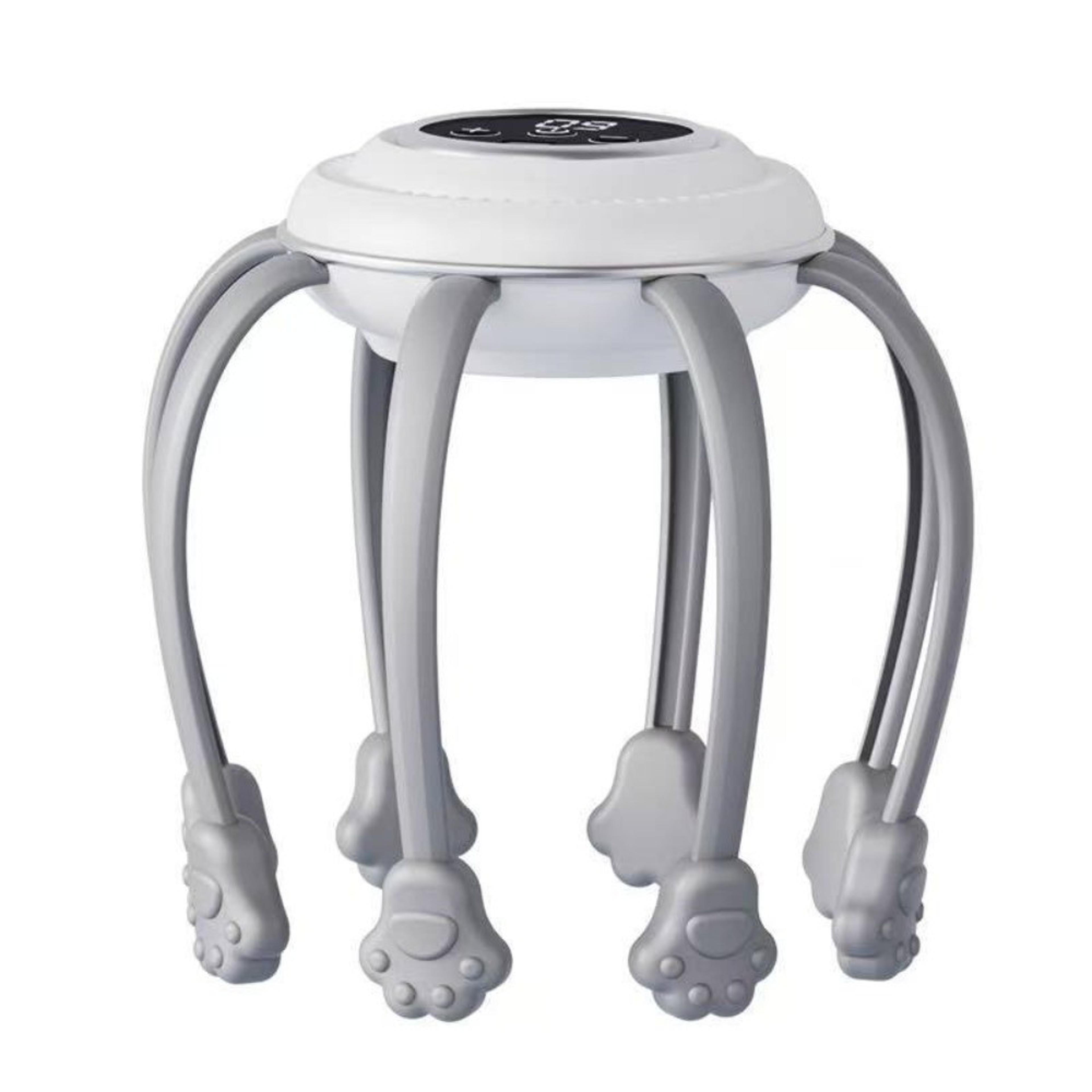 rechargeable octopus scalp massager cordless vibration head massager