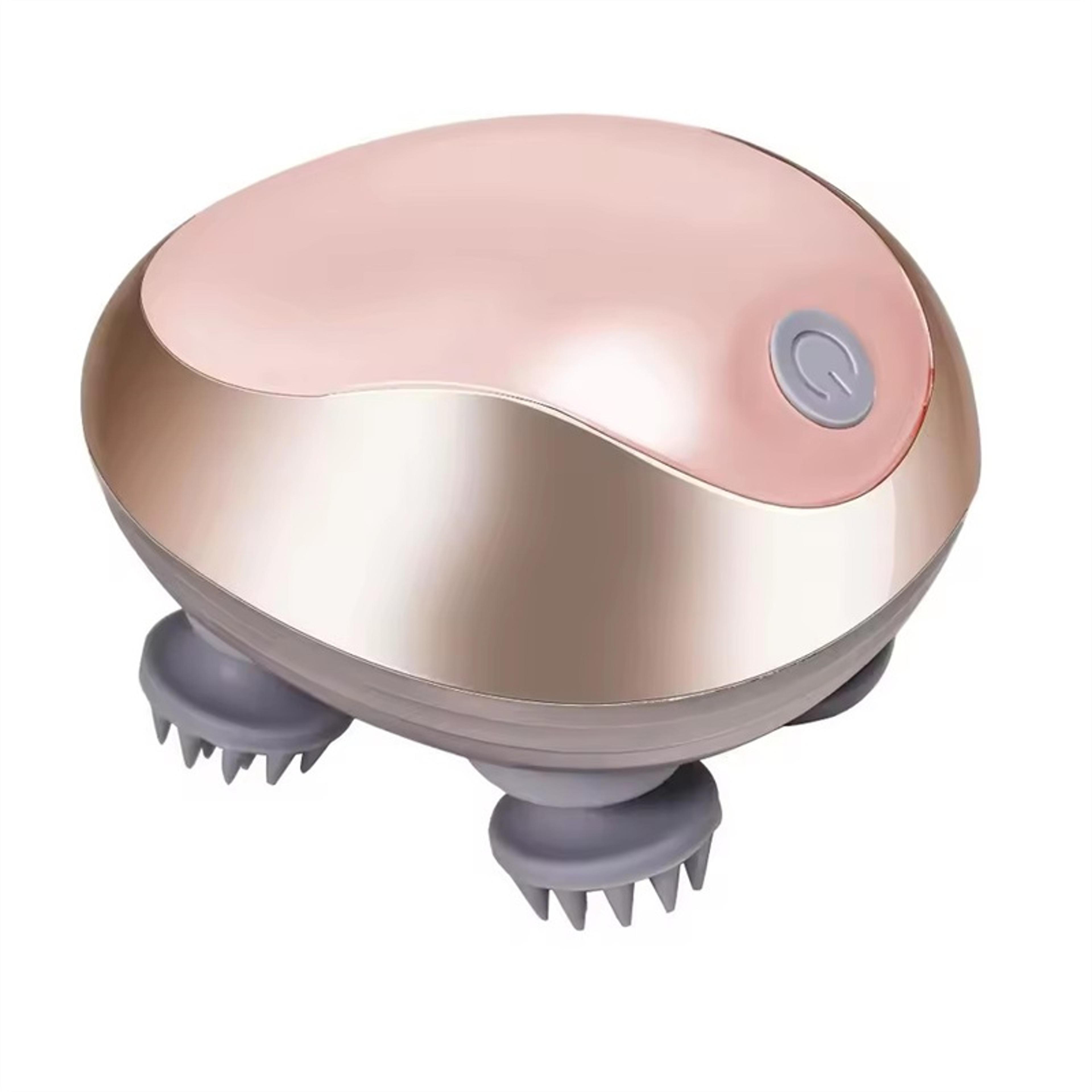 rechargeable electric scalp massager head handheld stress relief massager