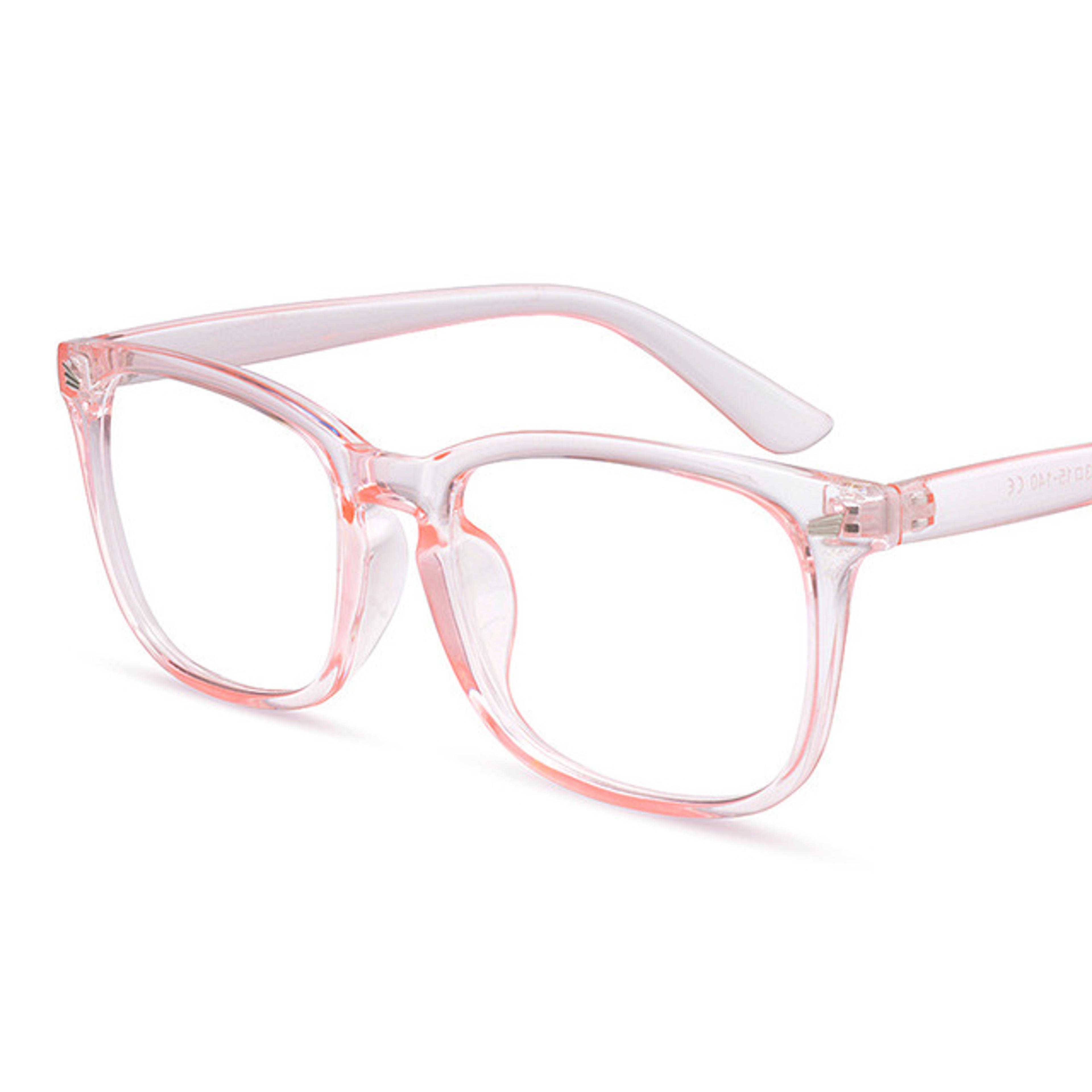 unisex square clear lens glasses full frame fashion optical eyewear