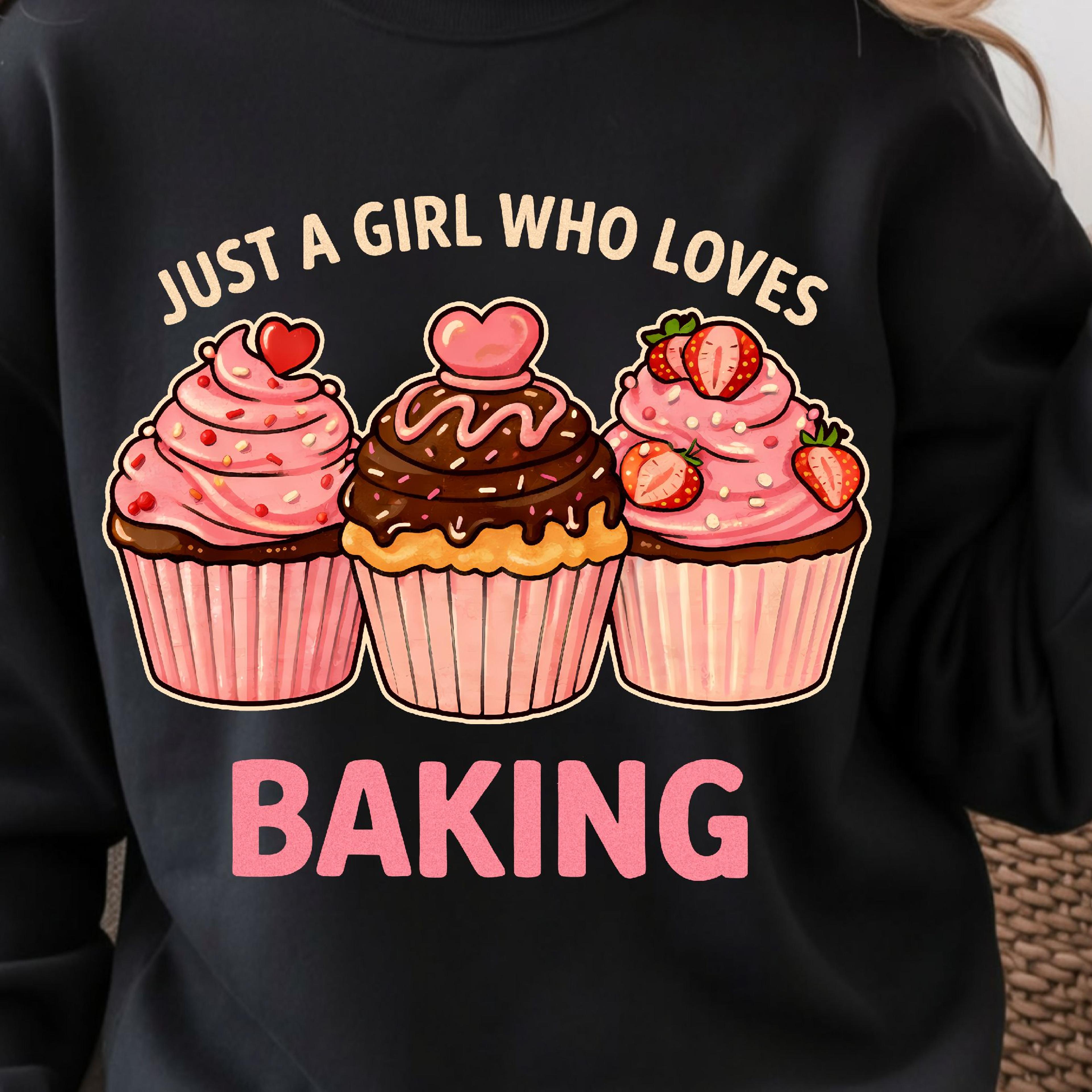 just a girl who loves baking shirt, baking lover t-shirt, cute baker tee