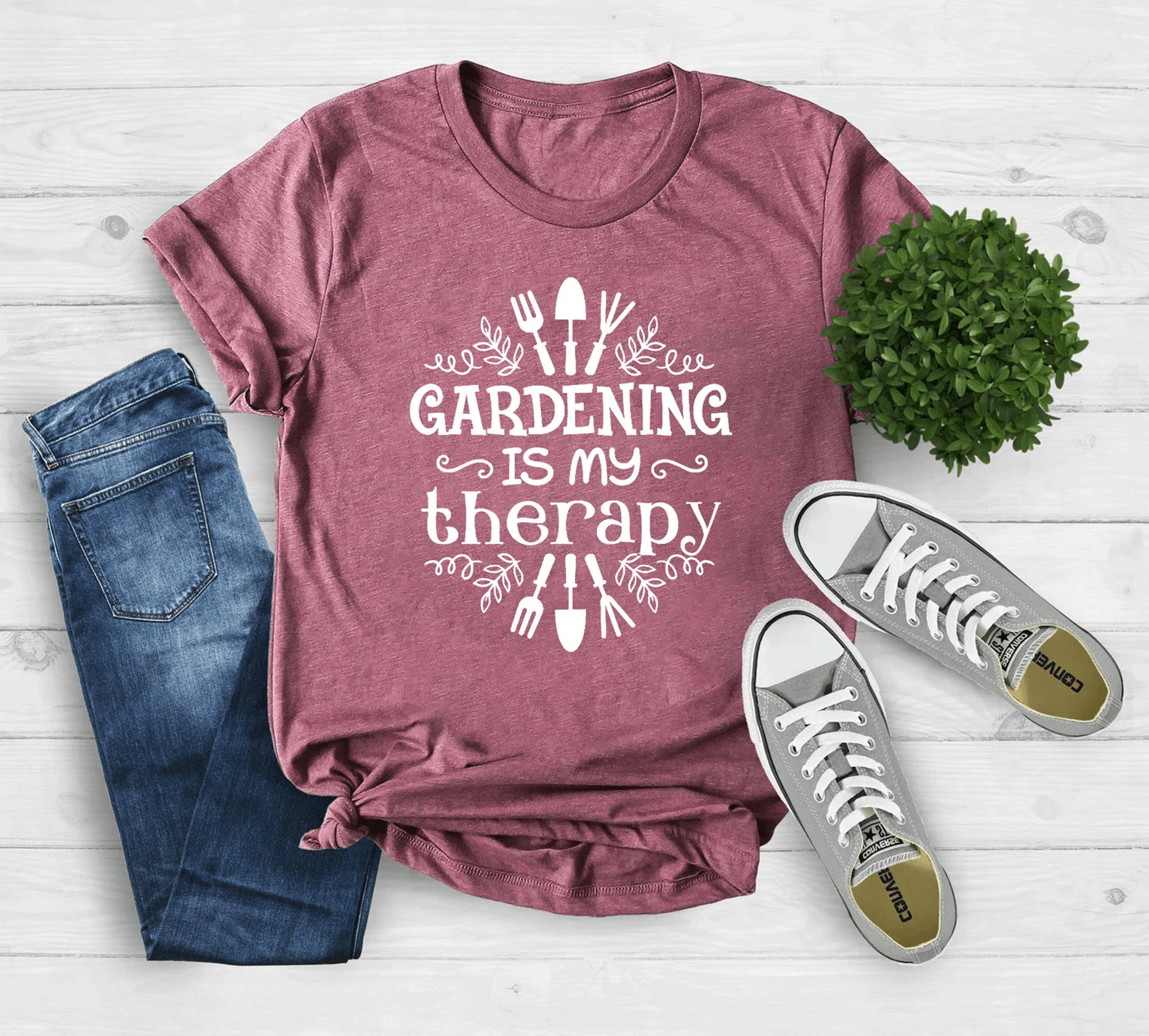 gardening is my therapy shirt – perfect for gardeners