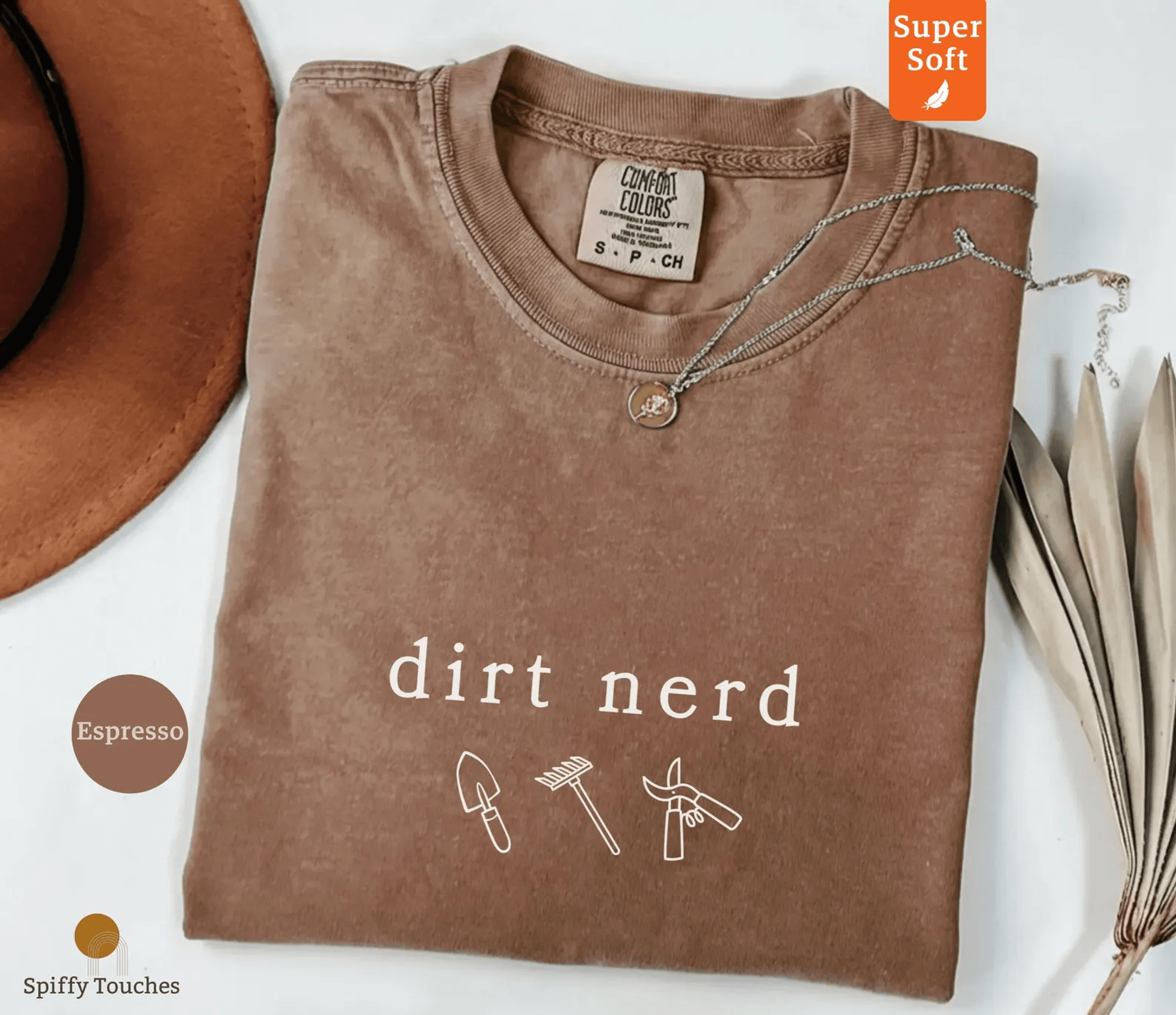 dirt nerd gardening shirt – funny plant lover comfort colors tee, garden humor graphic t-shirt
