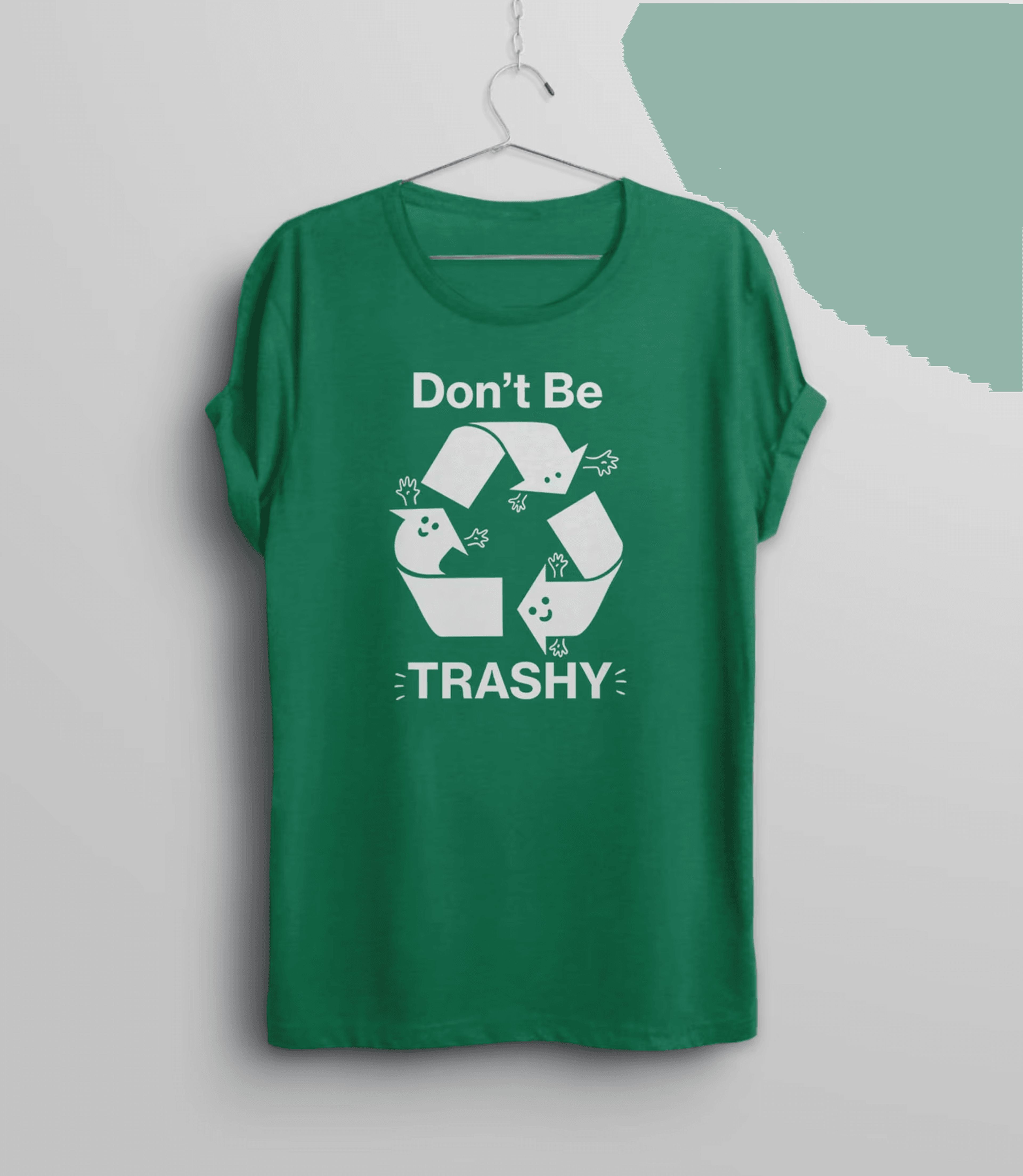 dont be trashy earth day shirt funny earth day shirt recycling graphic tee