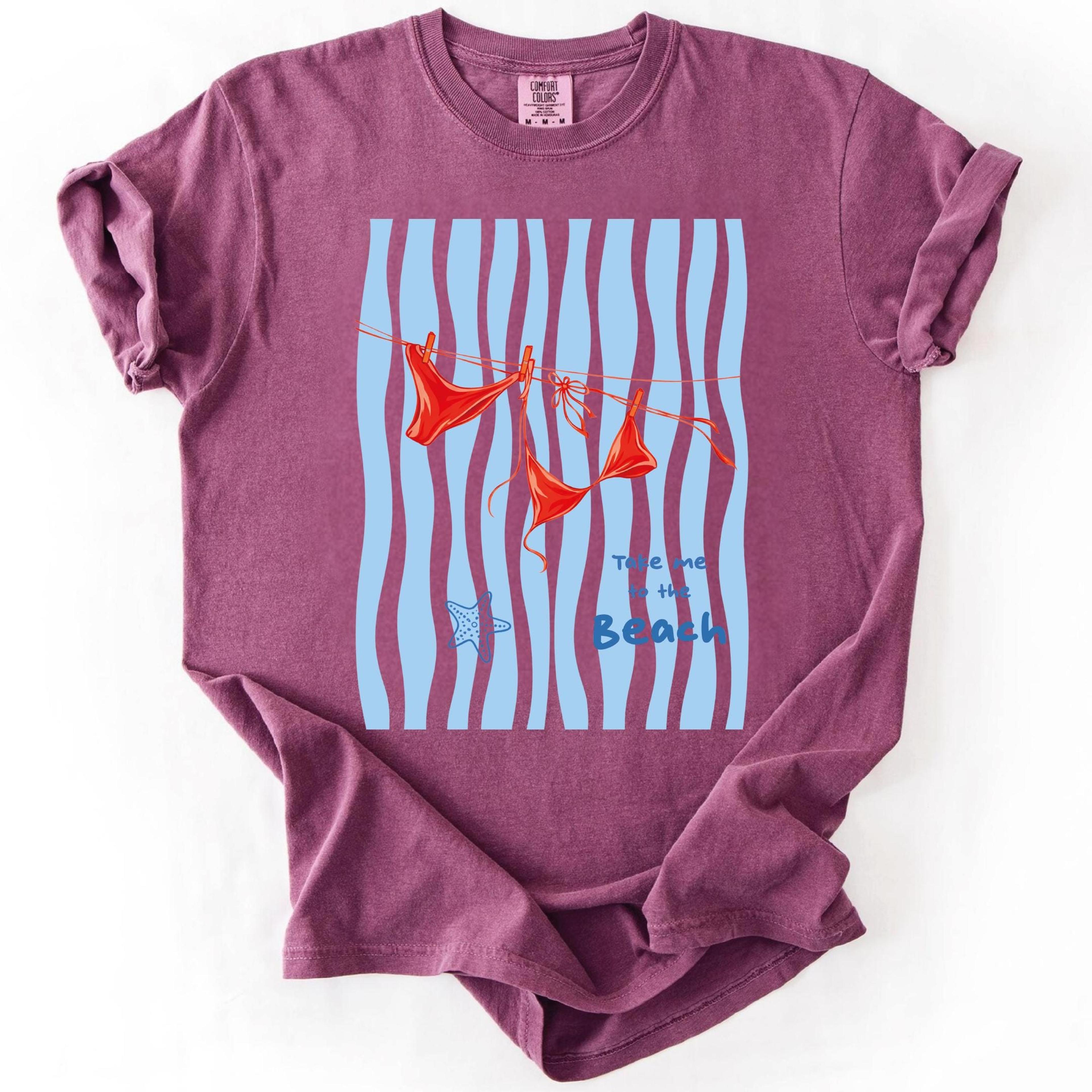 beach chair shirt coastal summer graphic tee vacation vibes outfit
