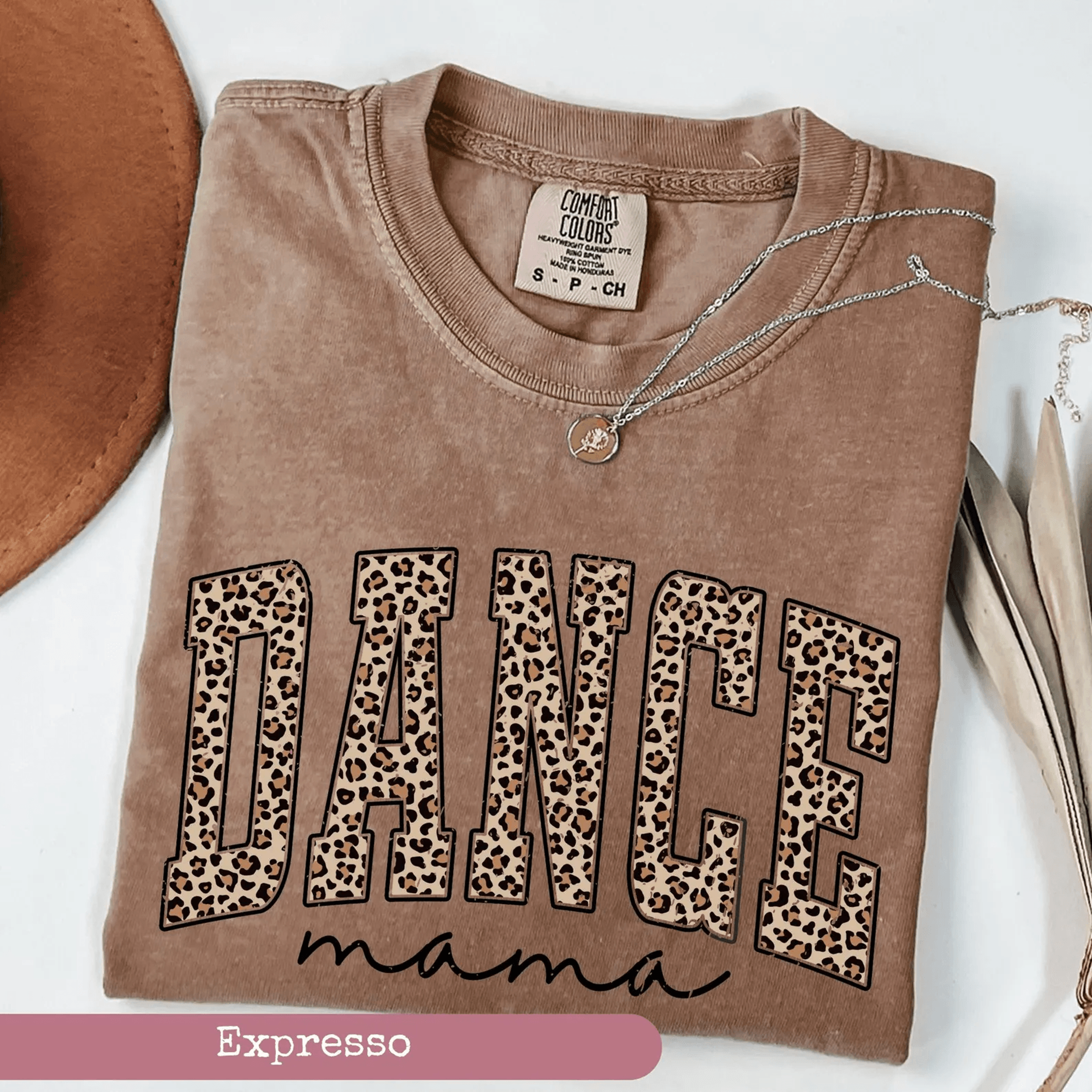 comfort colors leopard dance mama shirt trendy dance mom life tee gift