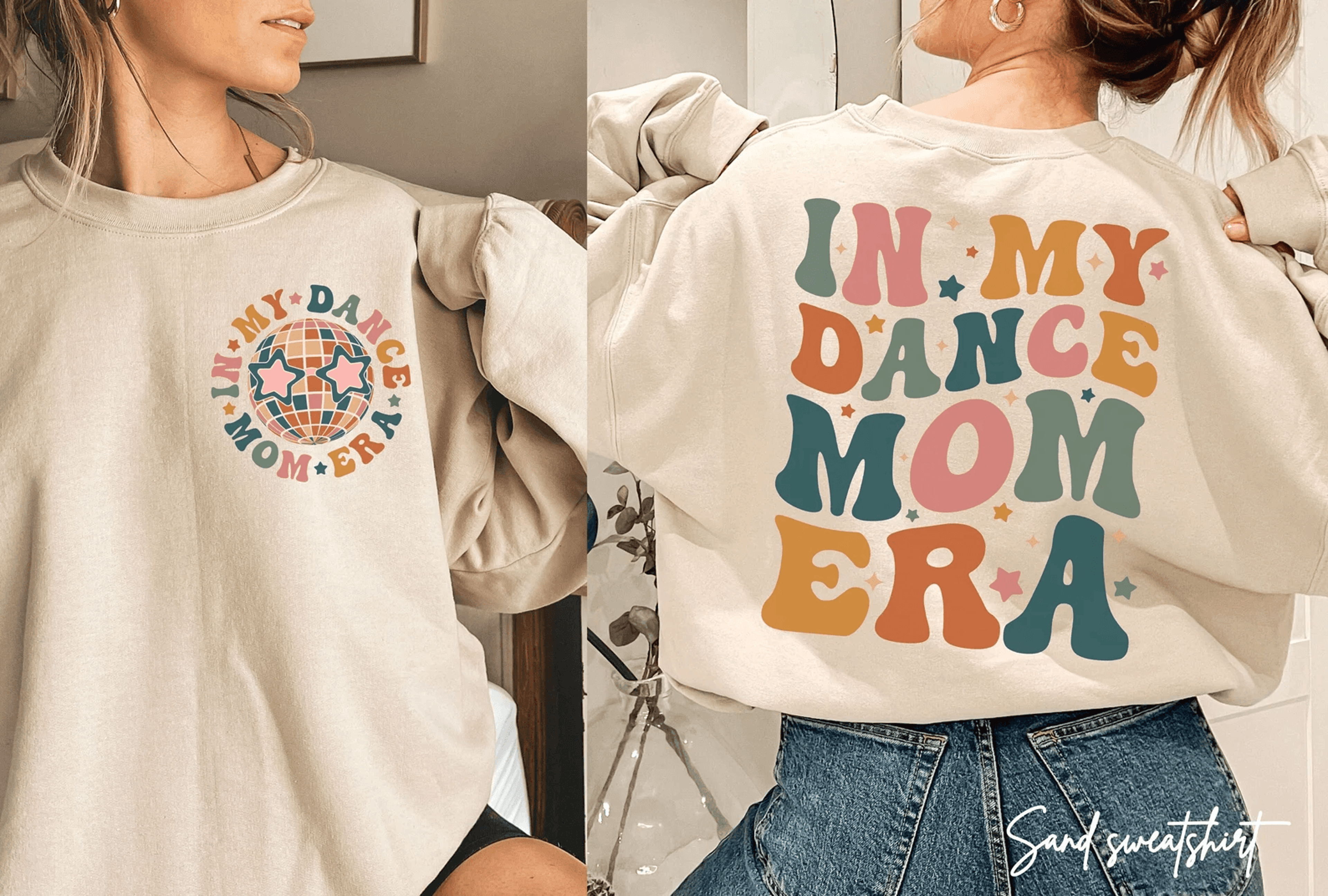 in my dance mom era sweatshirt retro dance mom crewneck mothers day gift