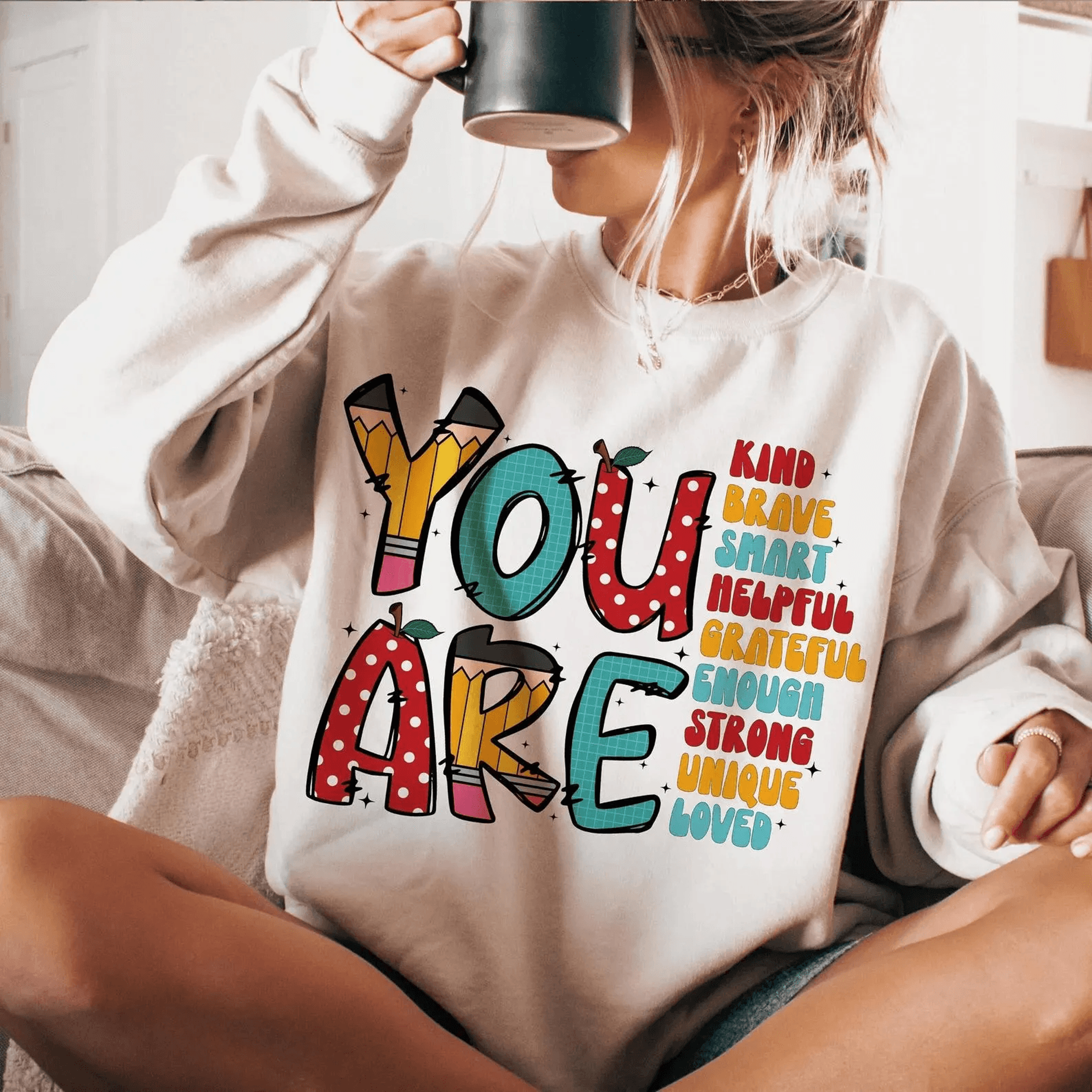 comfort colors you are kind teacher shirt | retro back to school inspirational teacher tee