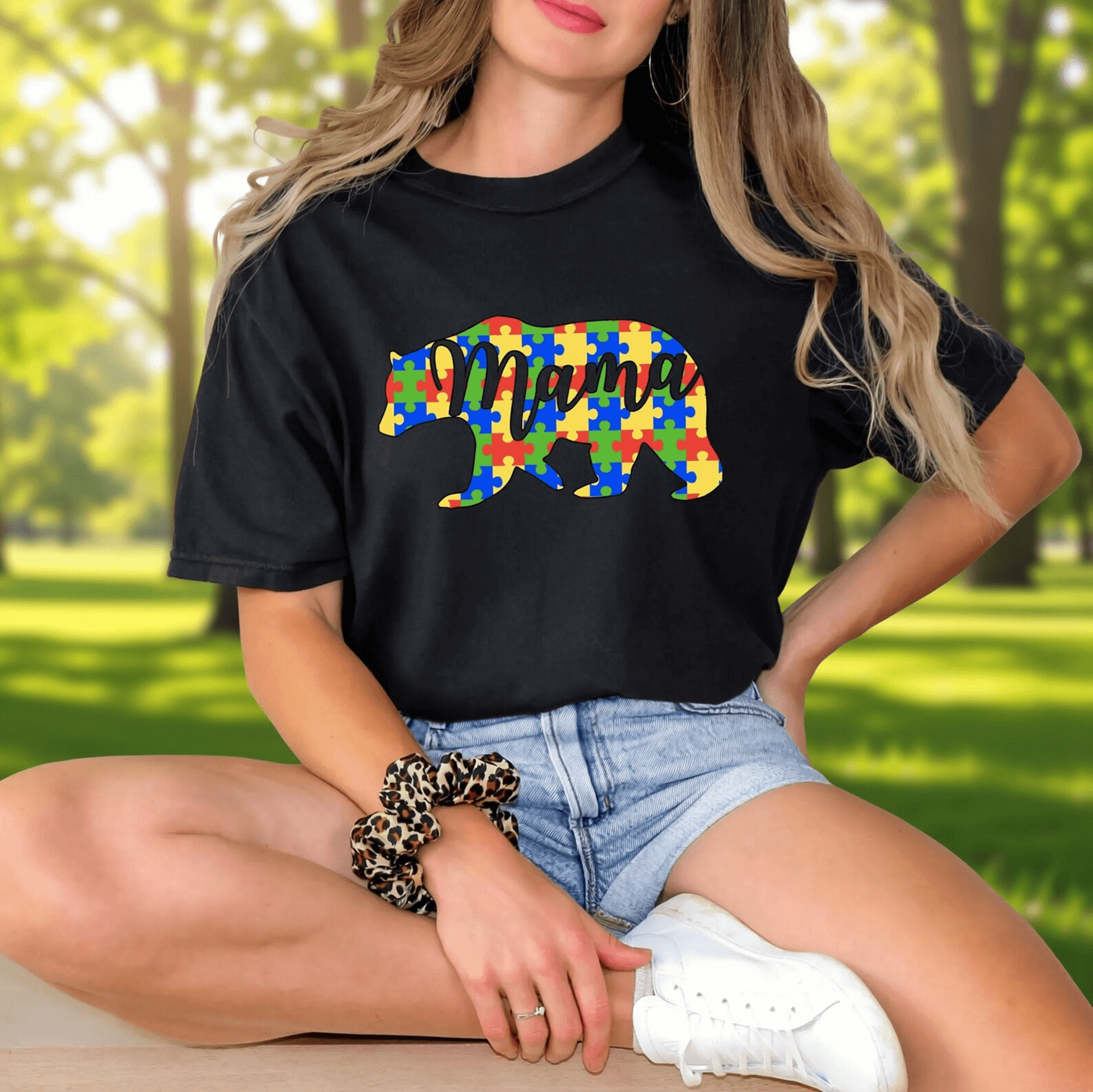 comfort colors autism mama shirt autism awareness mom life tee