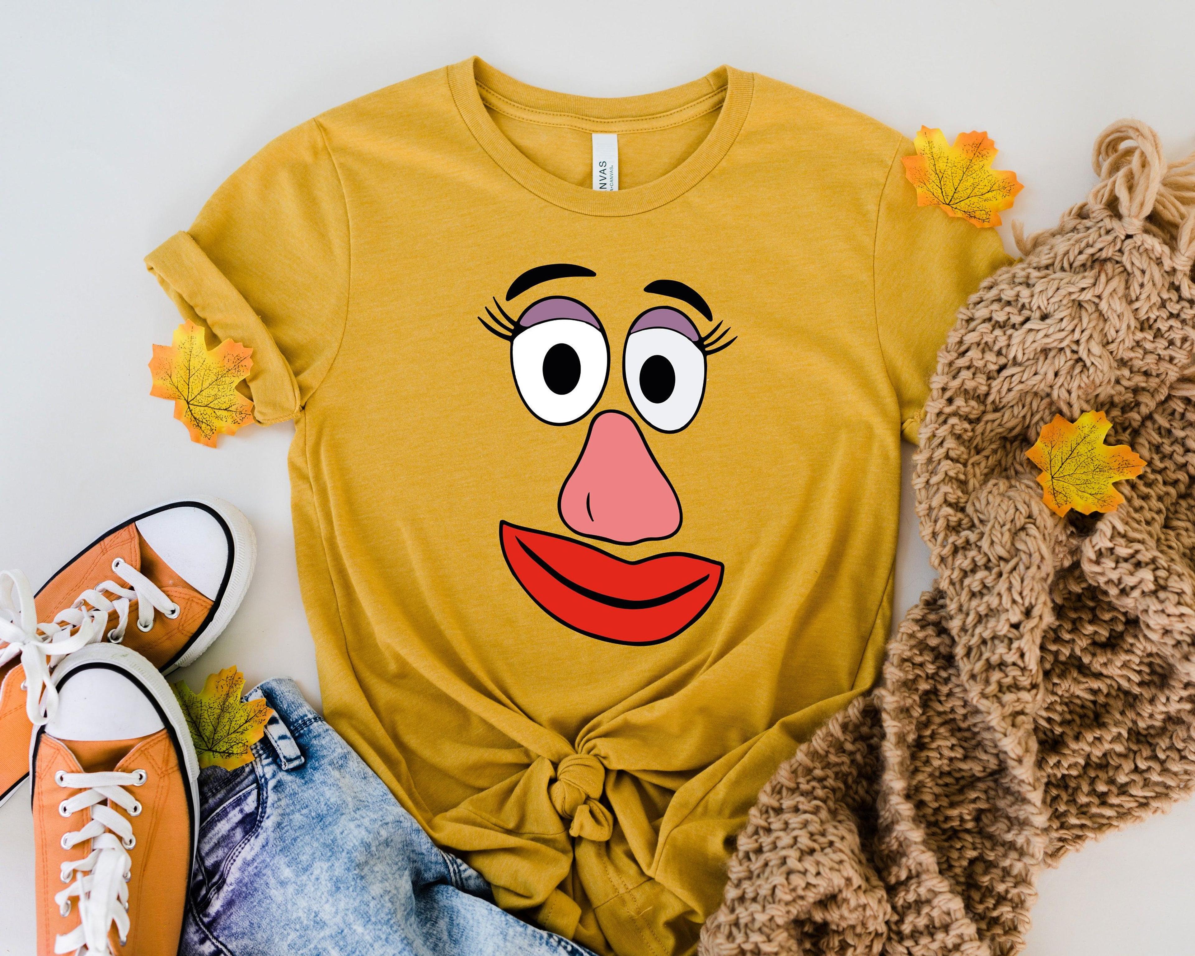 mr potato and mrs potato head shirt, funny personalized thanksgiving couple matching shirt