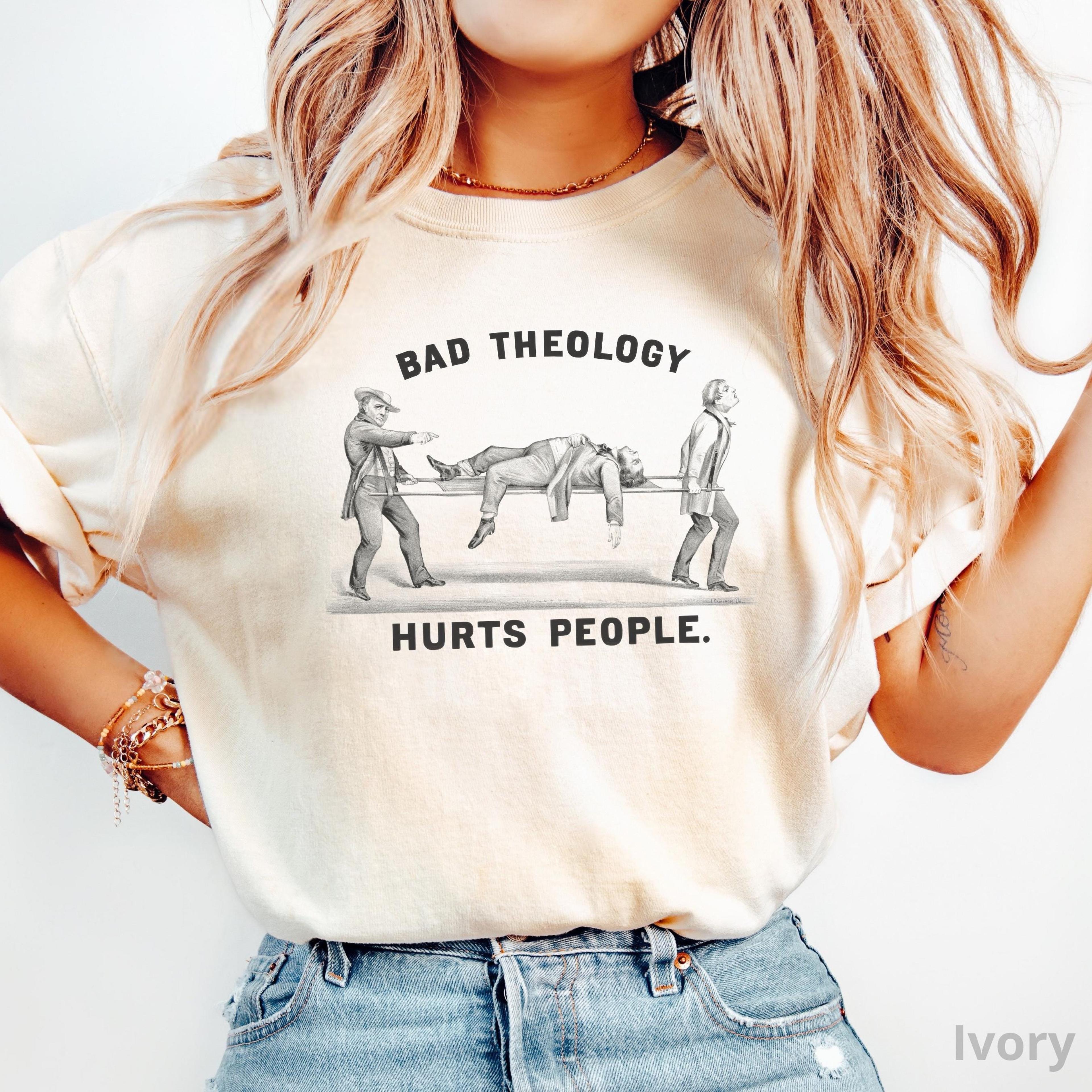 funny reformed christian shirt 100% cotton theology tee scripture seminary gift