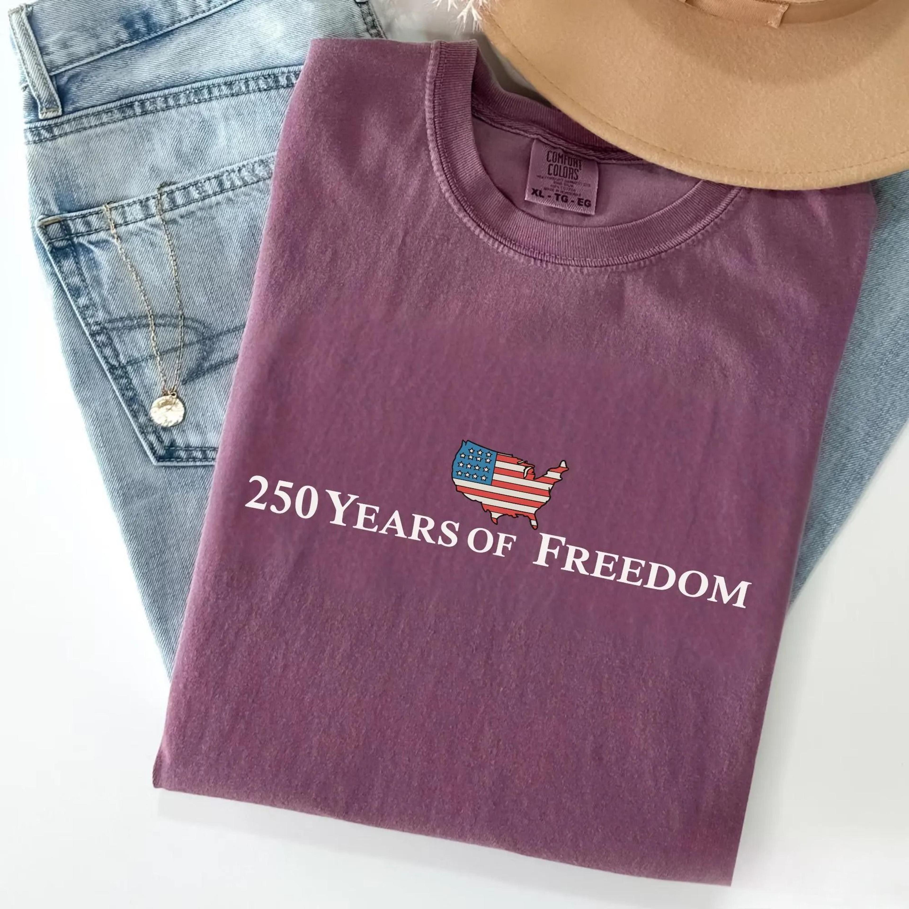 250 years of freedom usa shirt 1776–2026 patriotic independence day tee