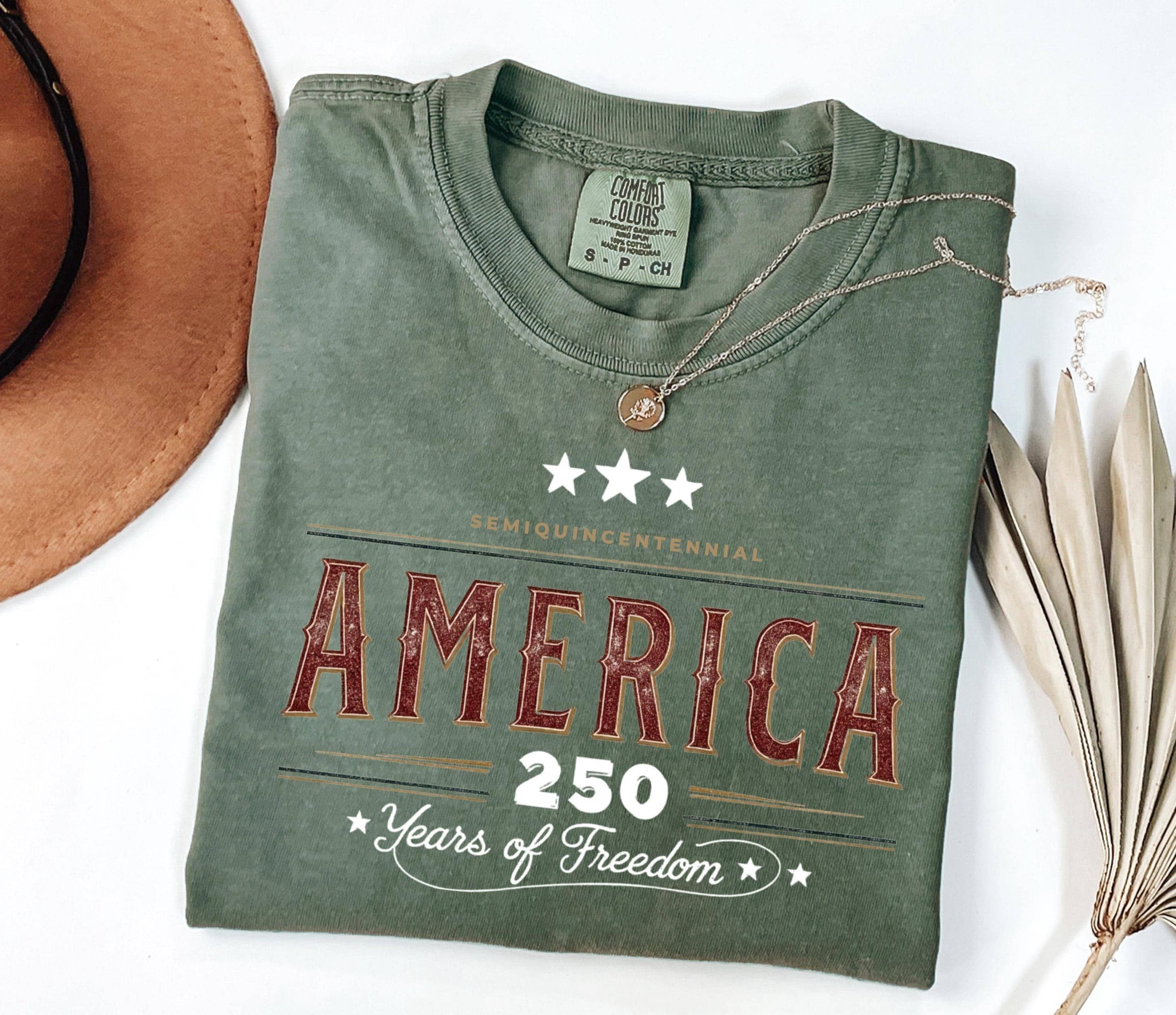 comfort colors america 250 years shirt patriotic 1776–2026 usa independence day tee