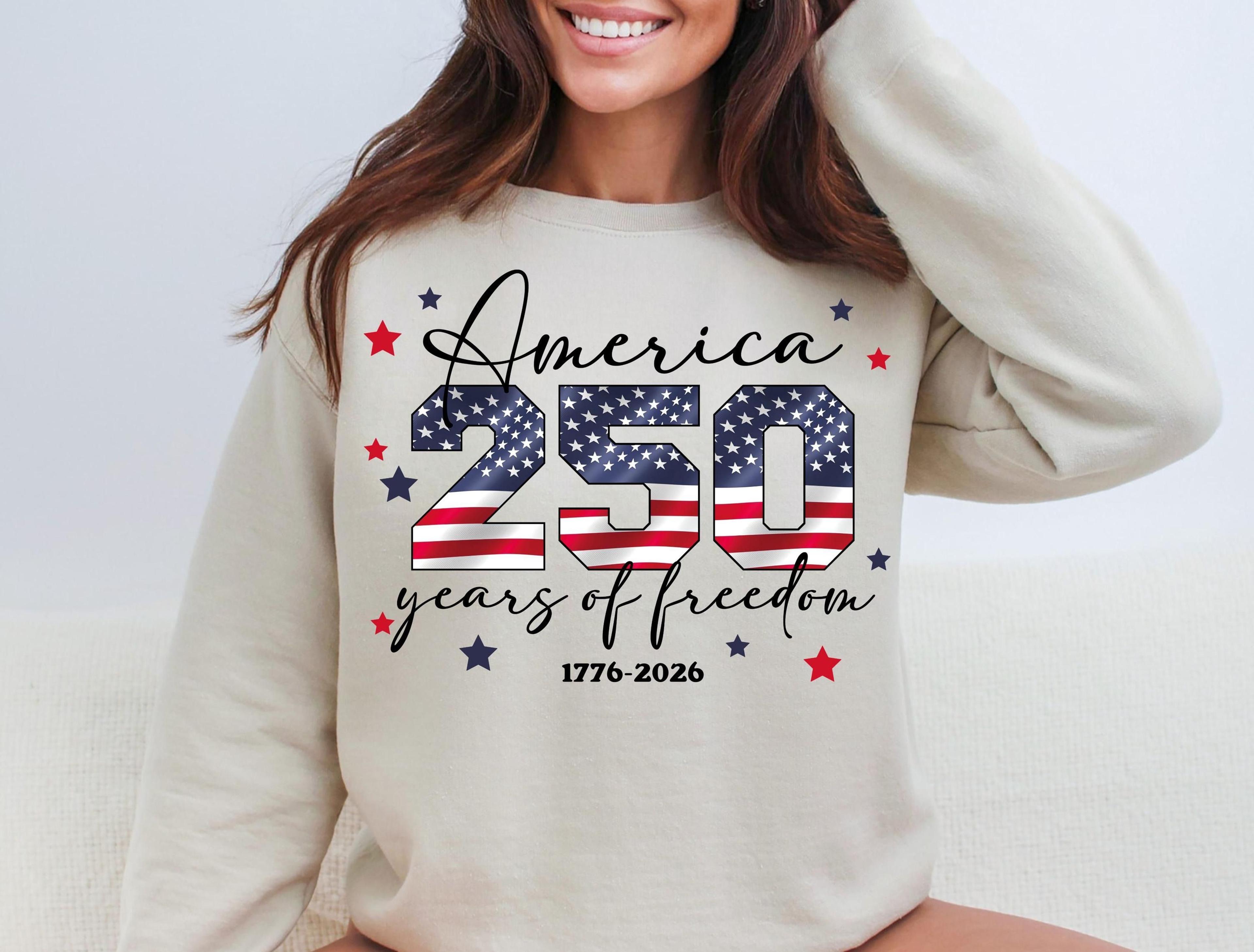 usa birthday shirt america 1776–2026 250th anniversary patriotic flag tee