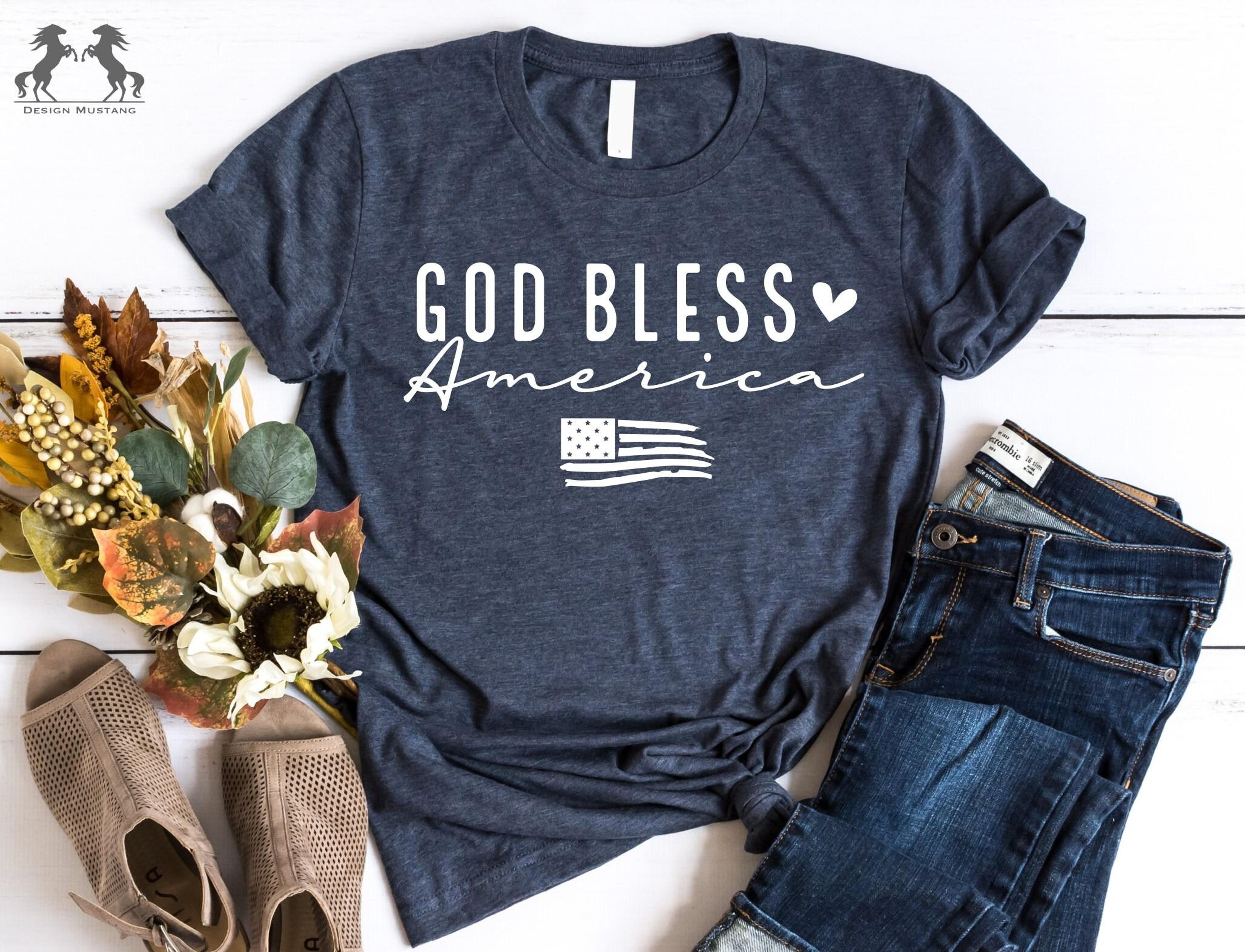god bless america shirt 4th of july patriotic independence day tee