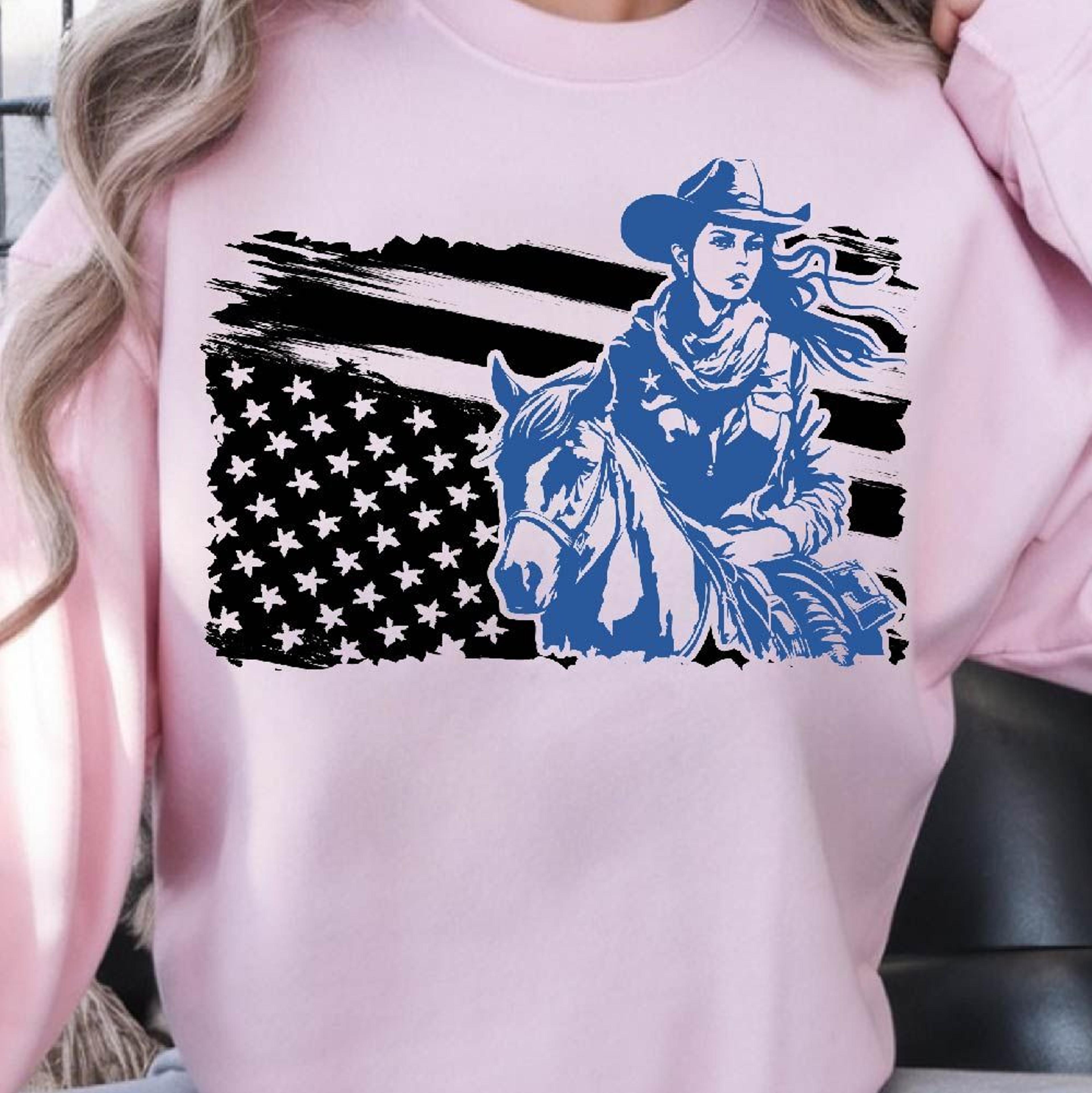 western american flag 4th of july patriotic graphic tee
