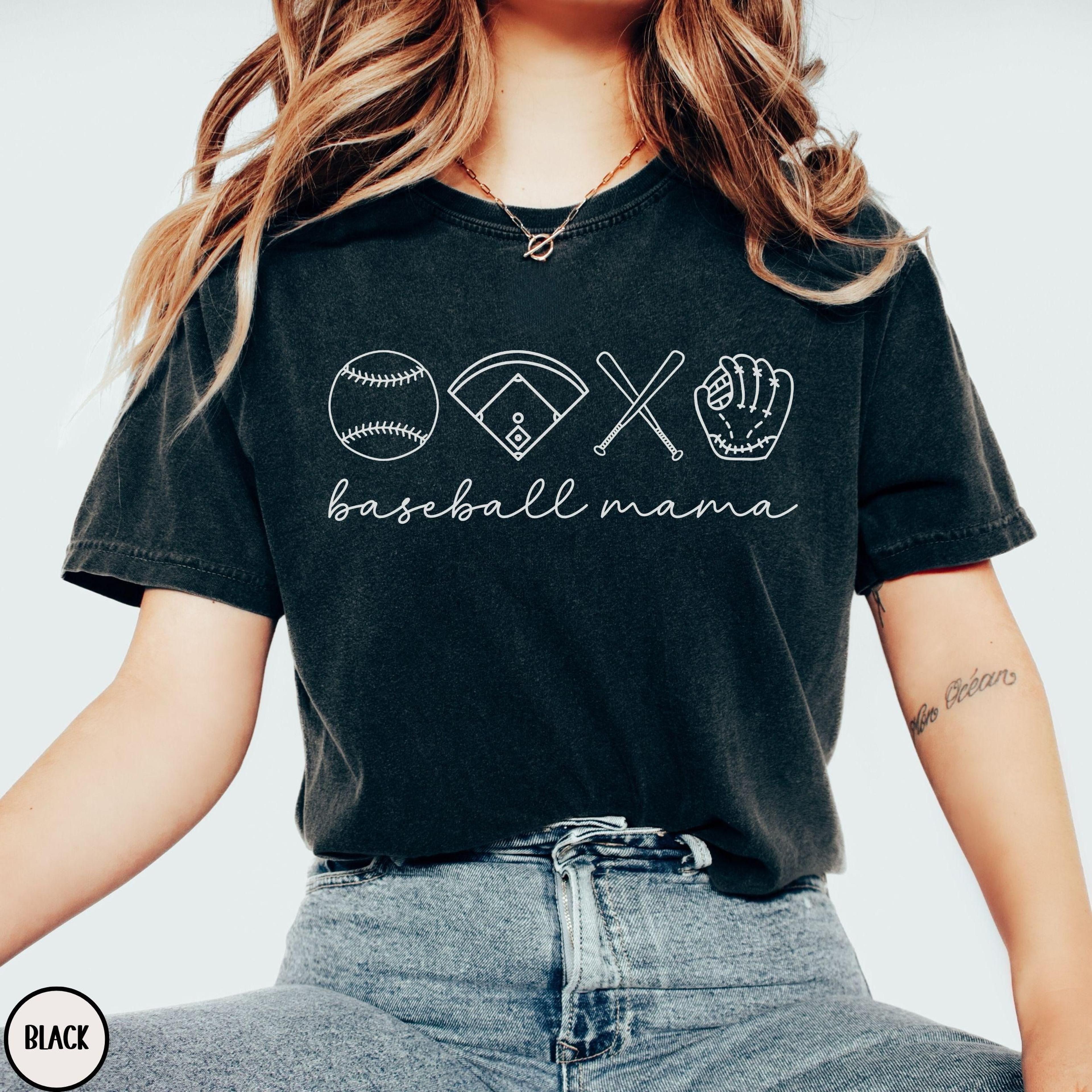 baseball mama shirt, senior baseball mom game day tee, sports mom mother's day gift