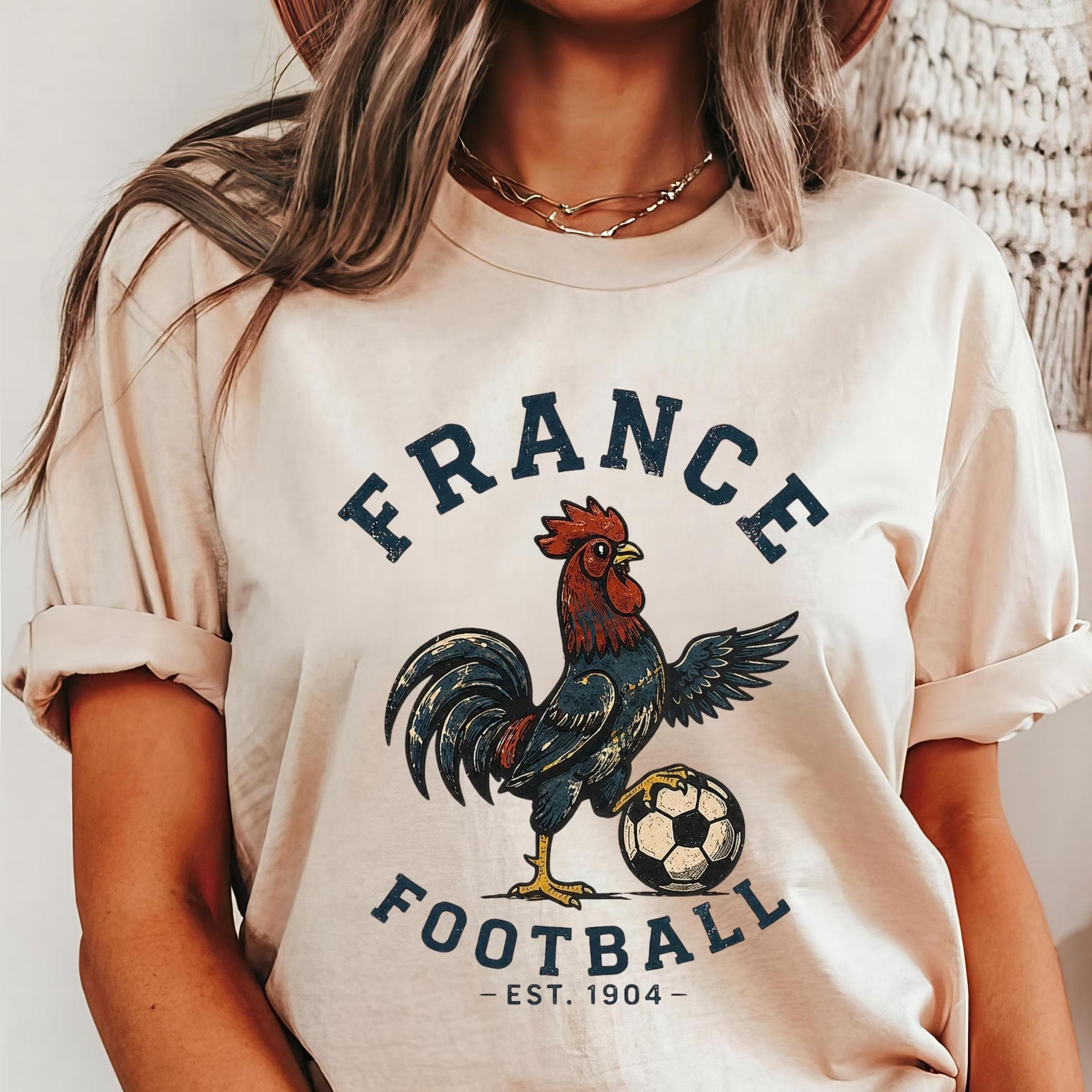 retro france soccer shirt – world cup 2026 vintage mascot football fan tee