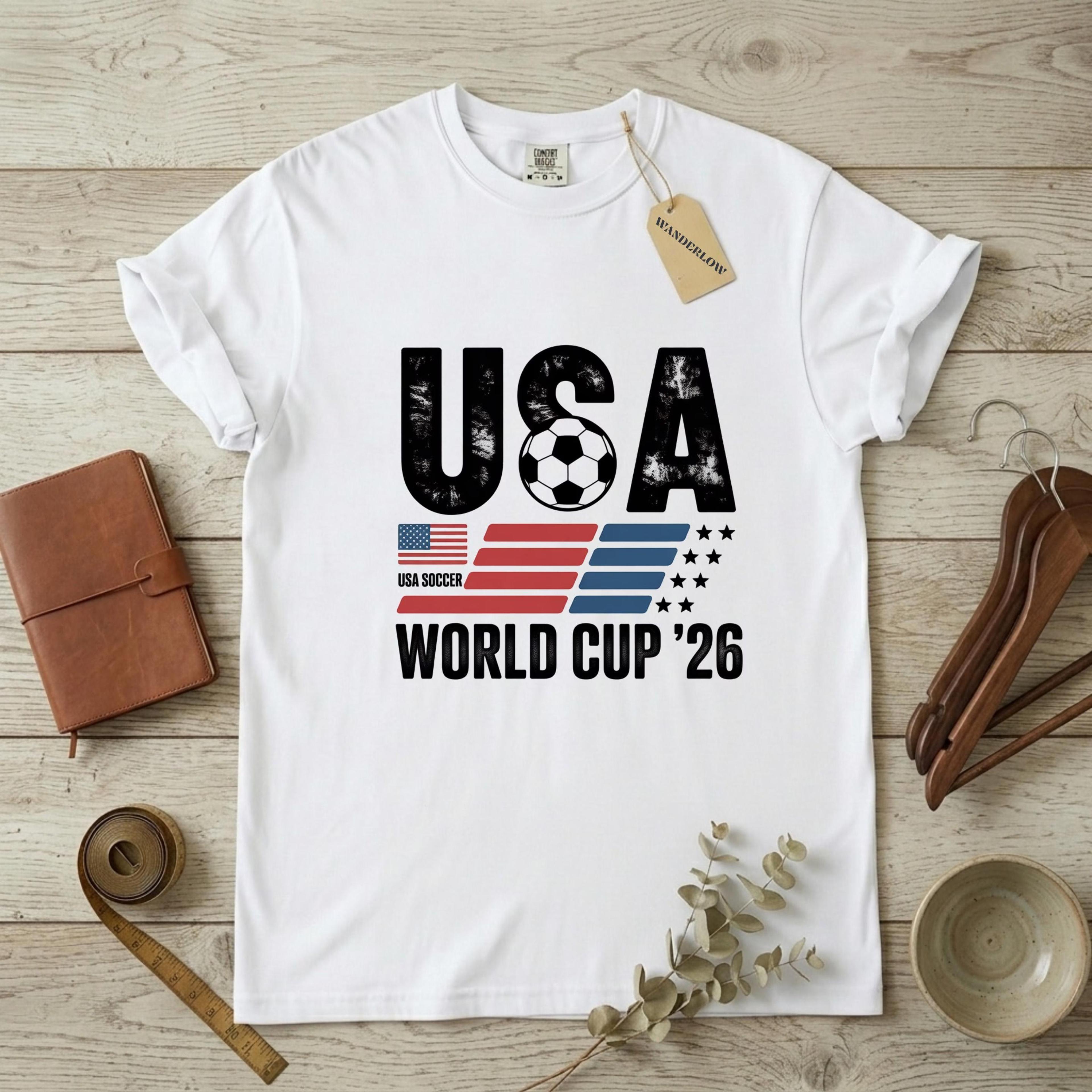 world cup 2026 usa soccer tee – retro fifa 2026 vintage fan shirt (usa, canada, mexico)